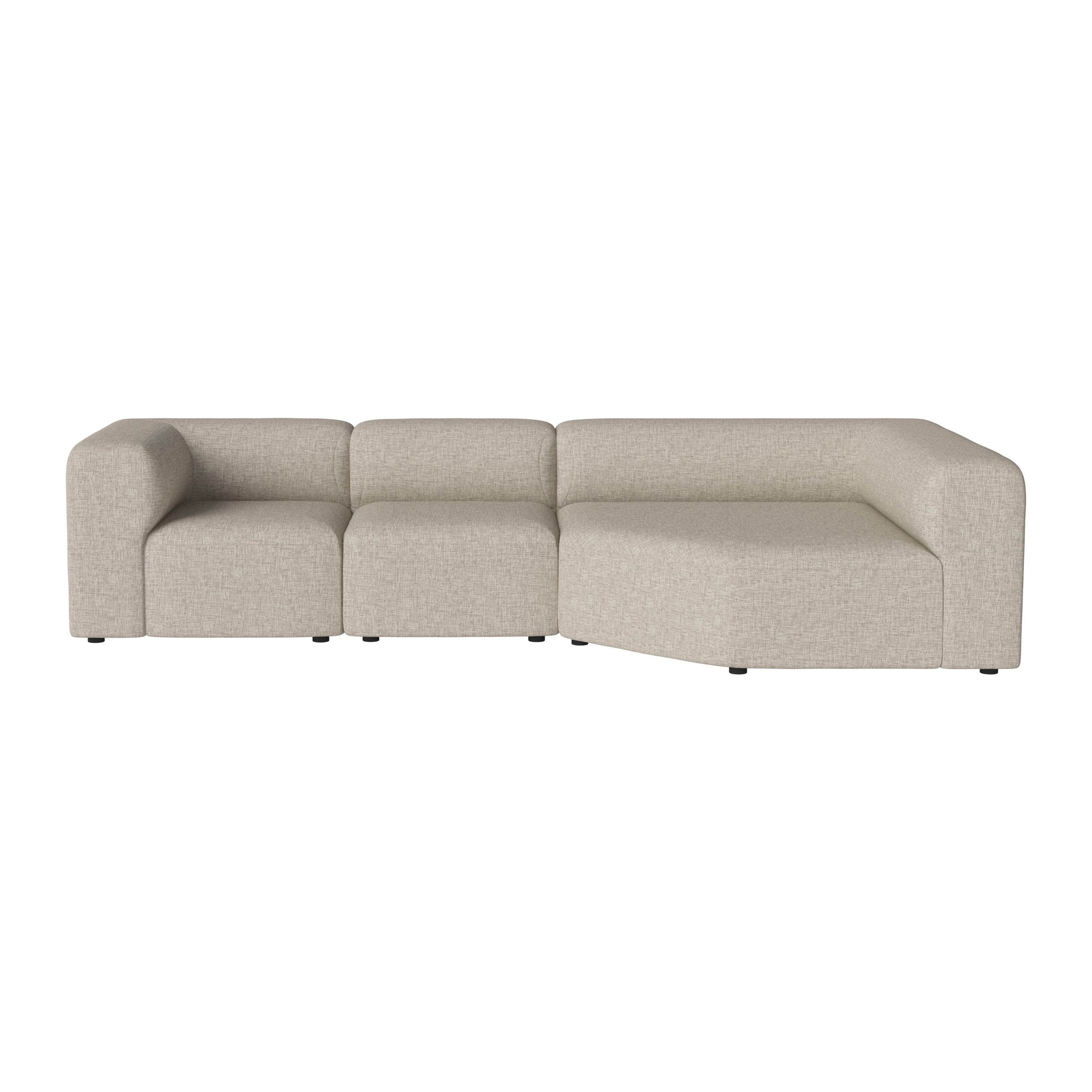 Bolia Angle 3-zitsbank - Grote Hoek - Dark Beige