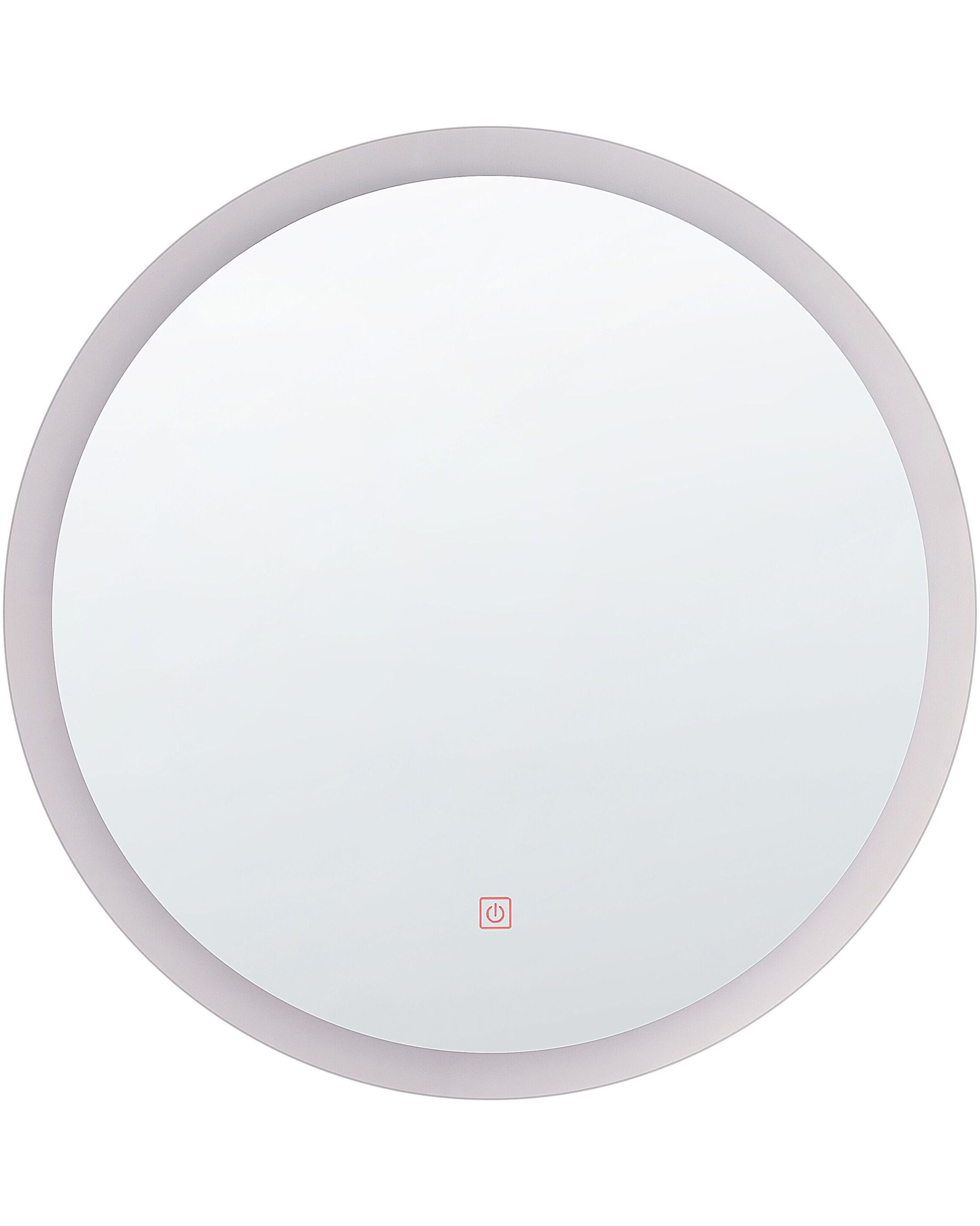LED Bathroom Mirror YSER 58 cm 58 cm Silver