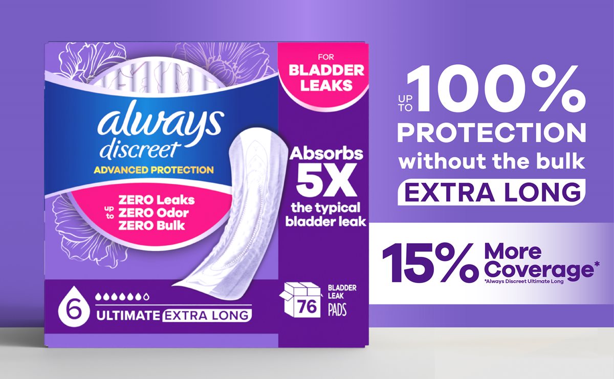 Up To 100% Protection without the bulk. Extra Long. 15% more coverage.