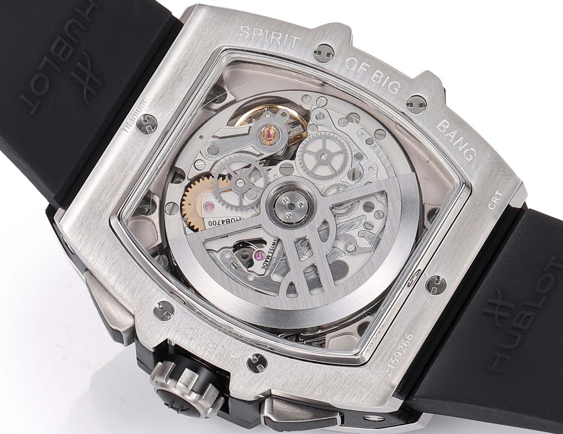 Hublot Spirit of Big Bang Textured Rubber Strap(1:1 replica) - Top club
