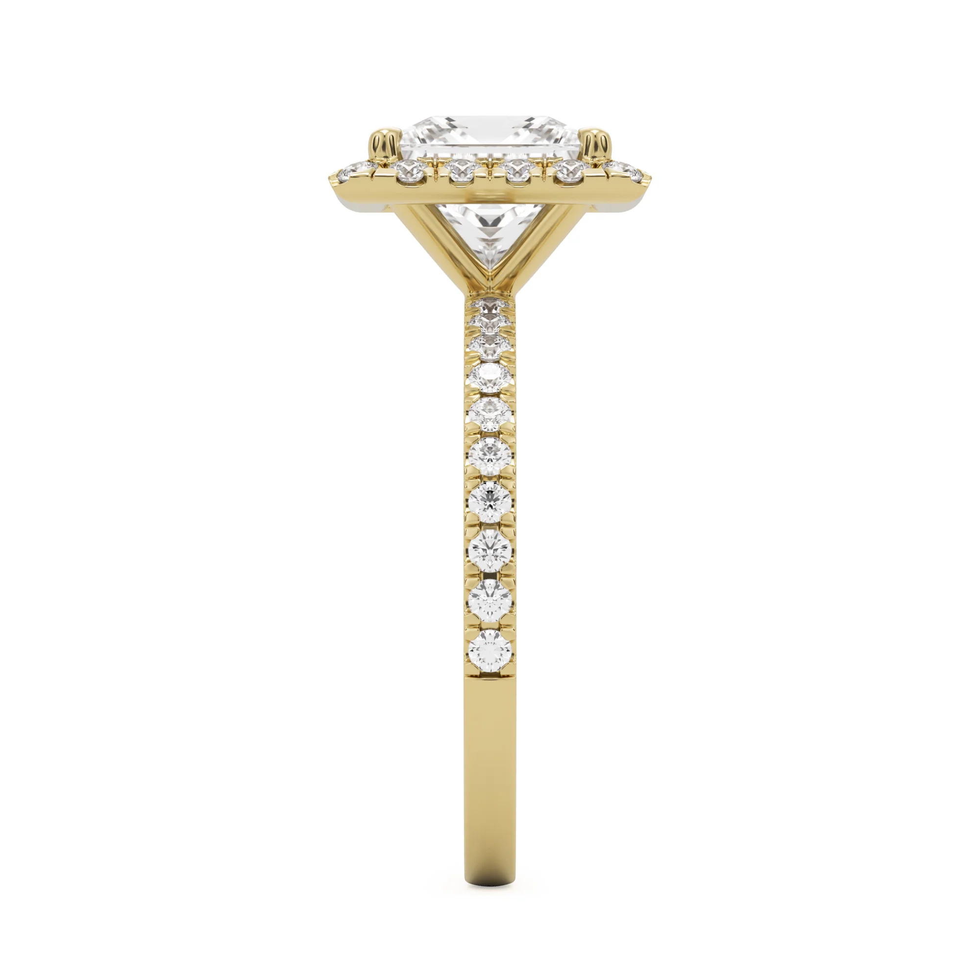 The Square Halo Pavé