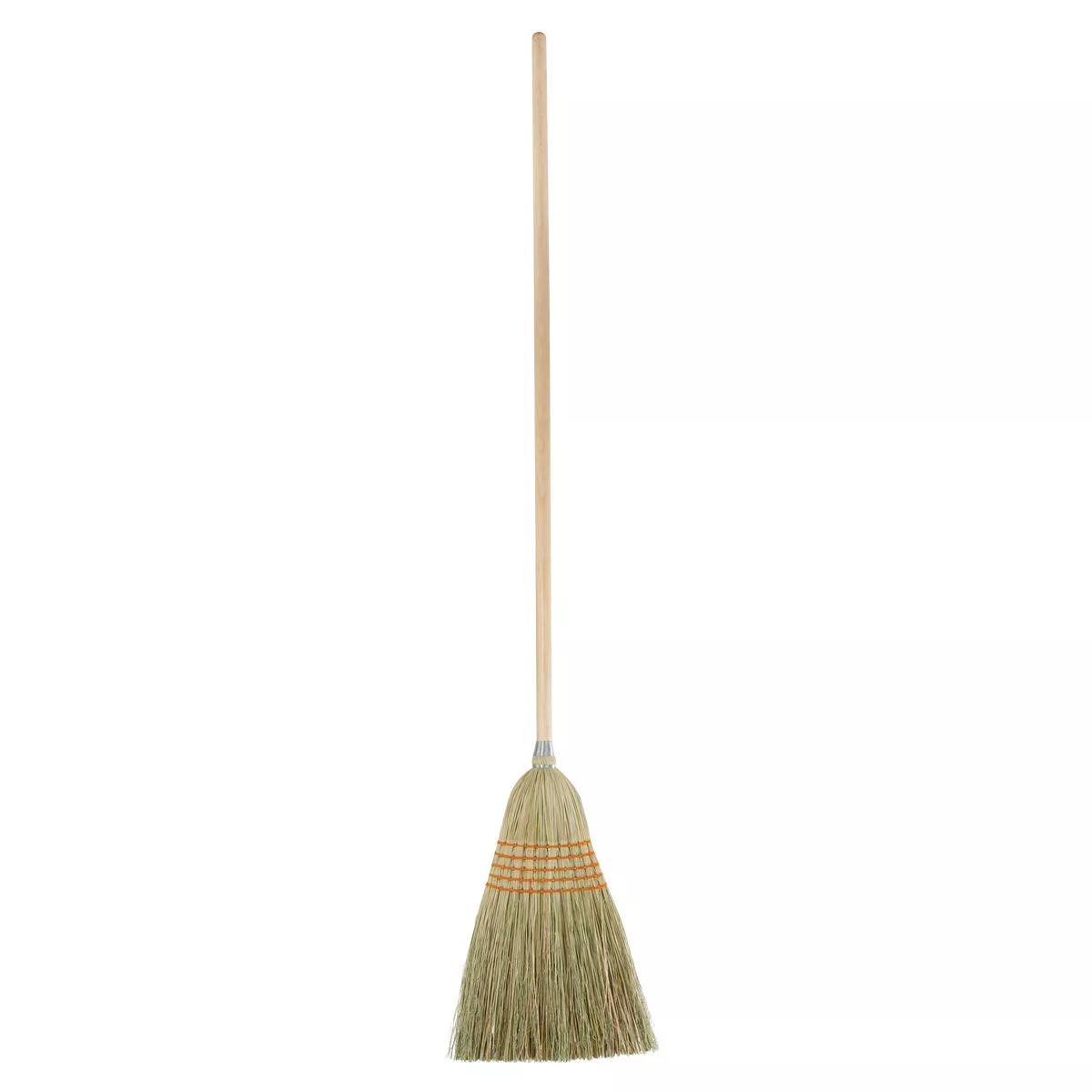 11.5 In. W. x 54.5 In. L. Natural Wood Handle Lightweight House Corn Broom