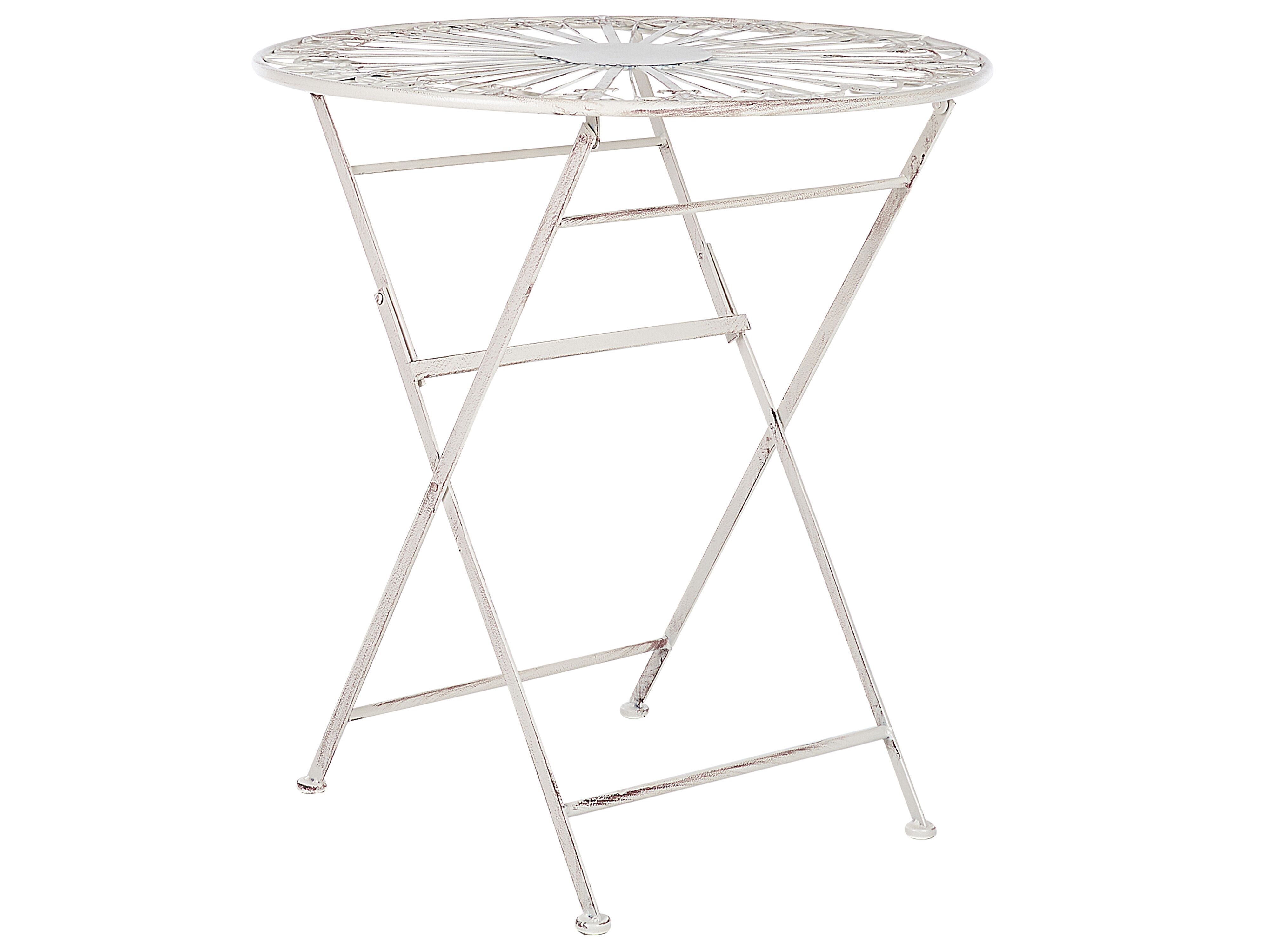 Bistro Table SCAFA 70 cm 70 cm Metal White