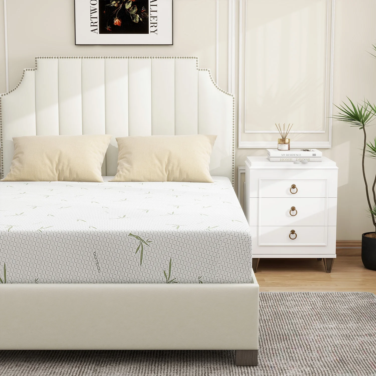 6'' Twin Size Memory Foam Mattress with Cover Breathable Bed Mattress in a Box, CertiPUR-US, Made in USA - Image 5