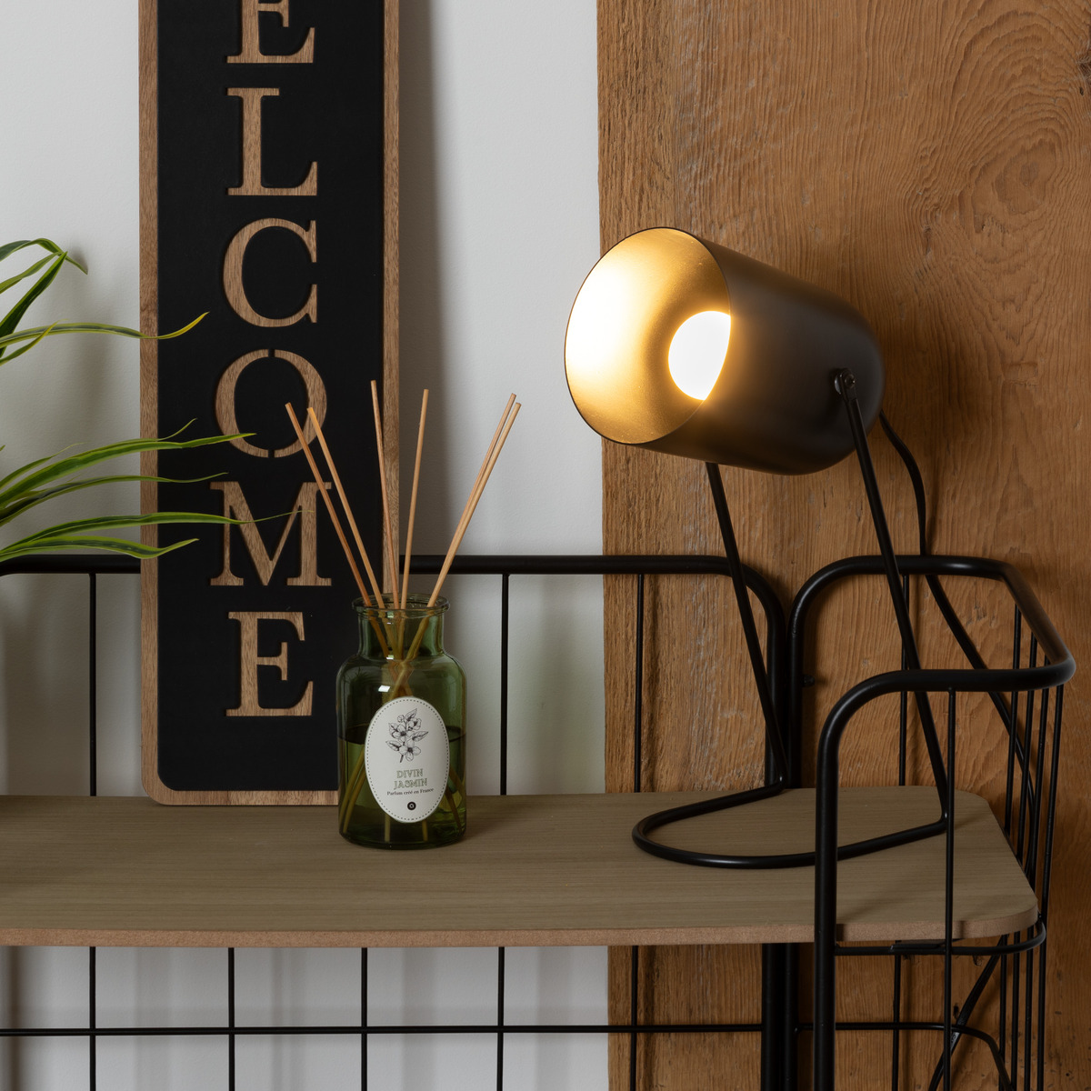 Table lamp "Faro" Black, H.30 cm