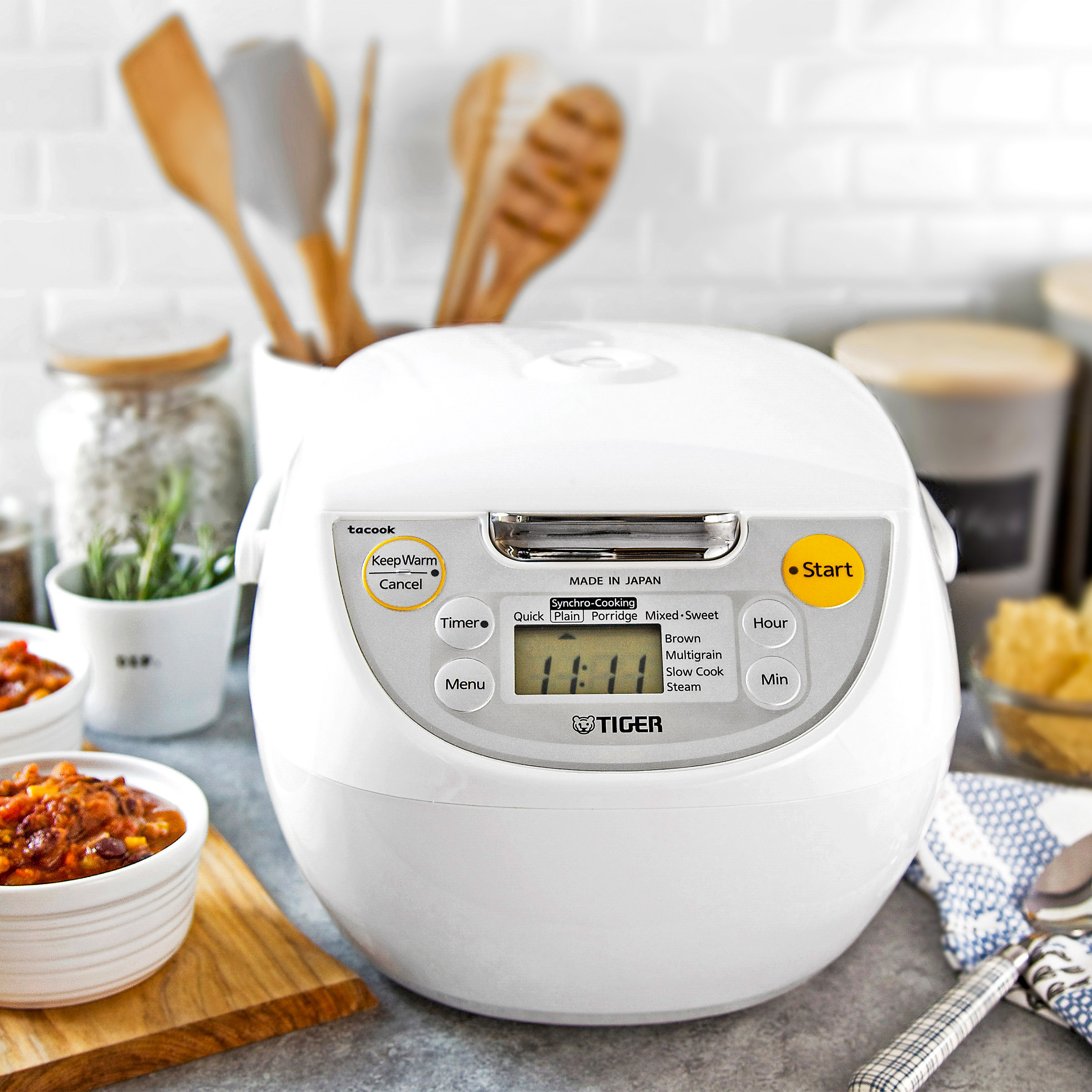 Tiger 5.5-Cup Micom Rice Cooker and Warmer