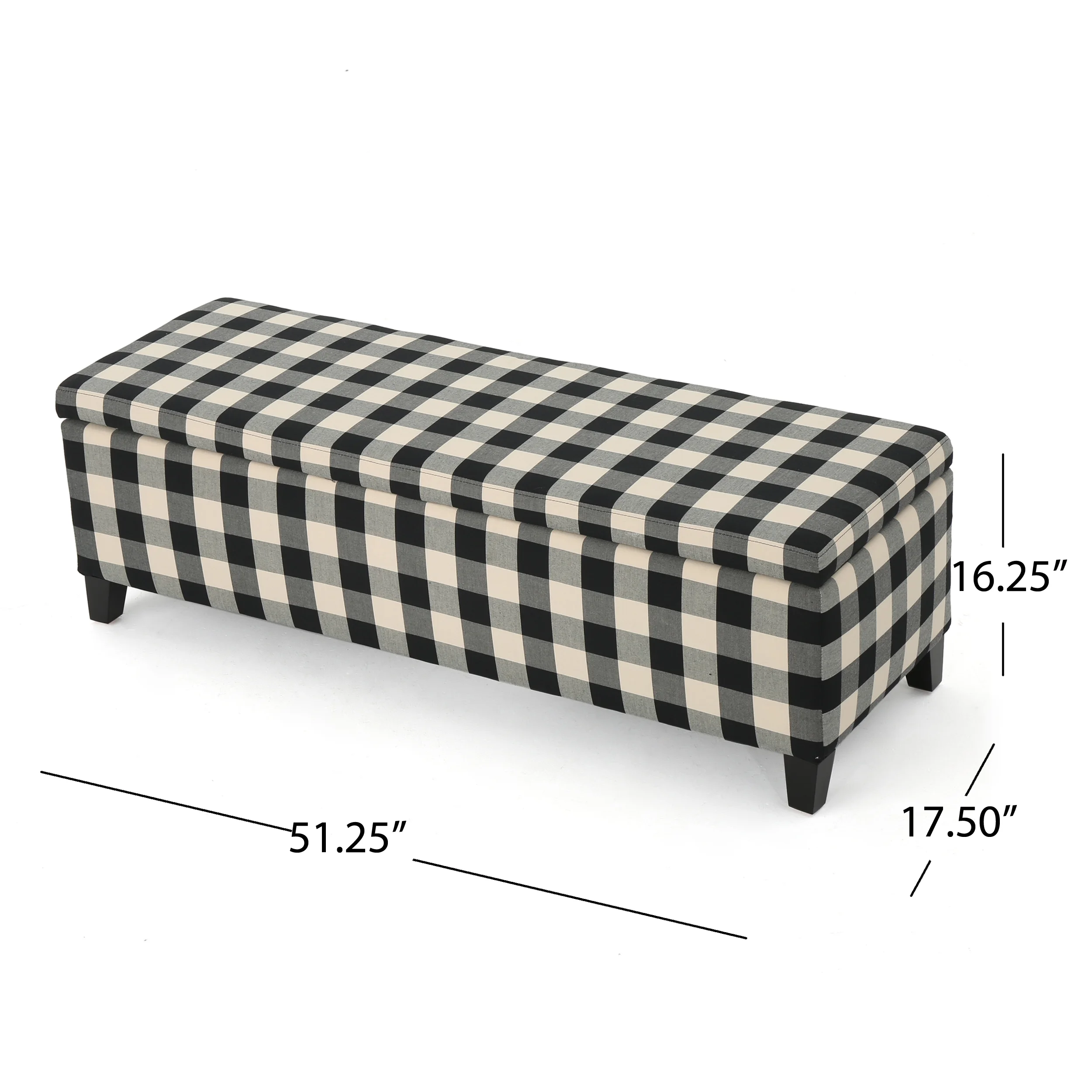 Noble House Hampton Contemporary Fabric Upholstered Storage Ottoman, White and Blue Floral - Image 39