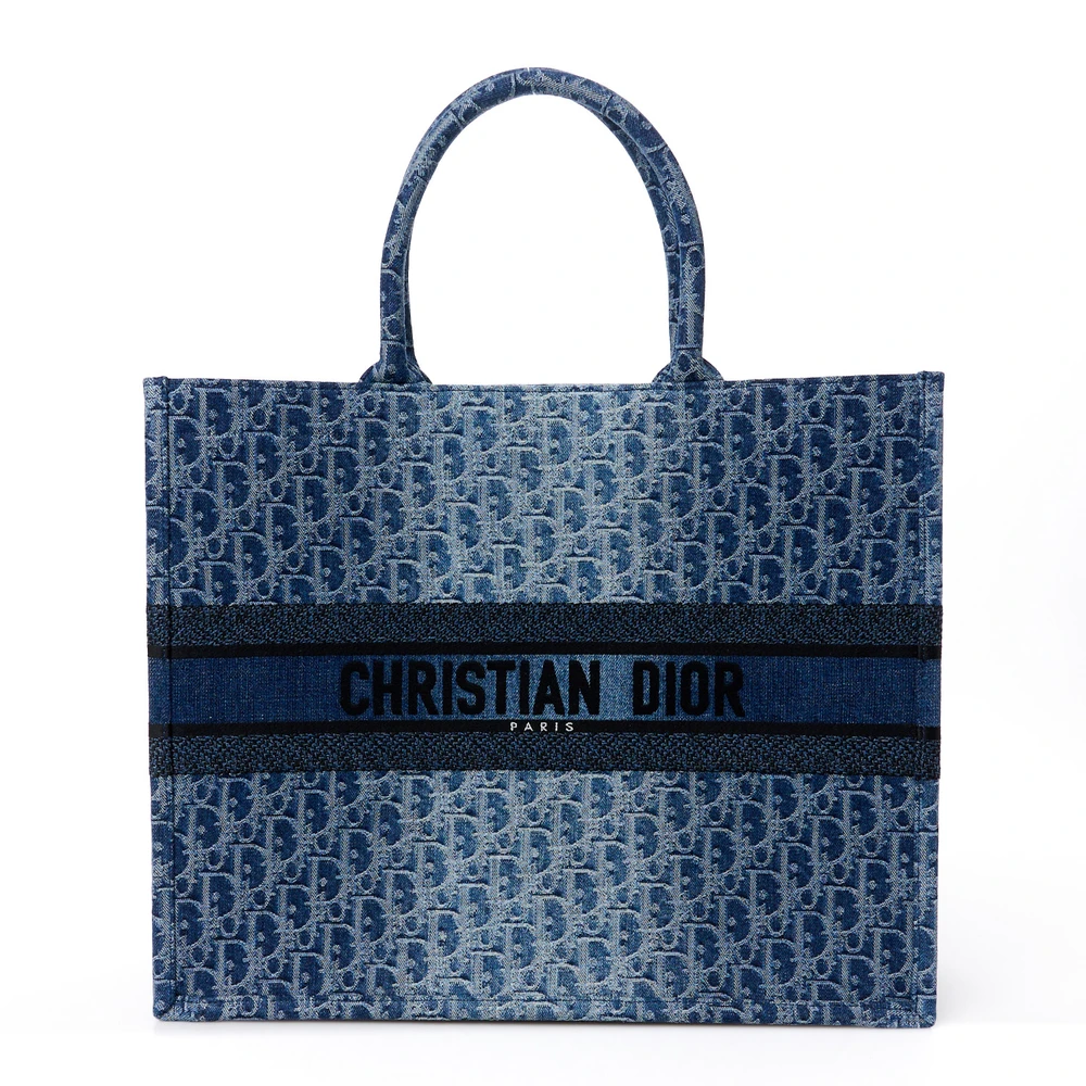 Discover Mirror Quality Dior Blue Oblique Totes