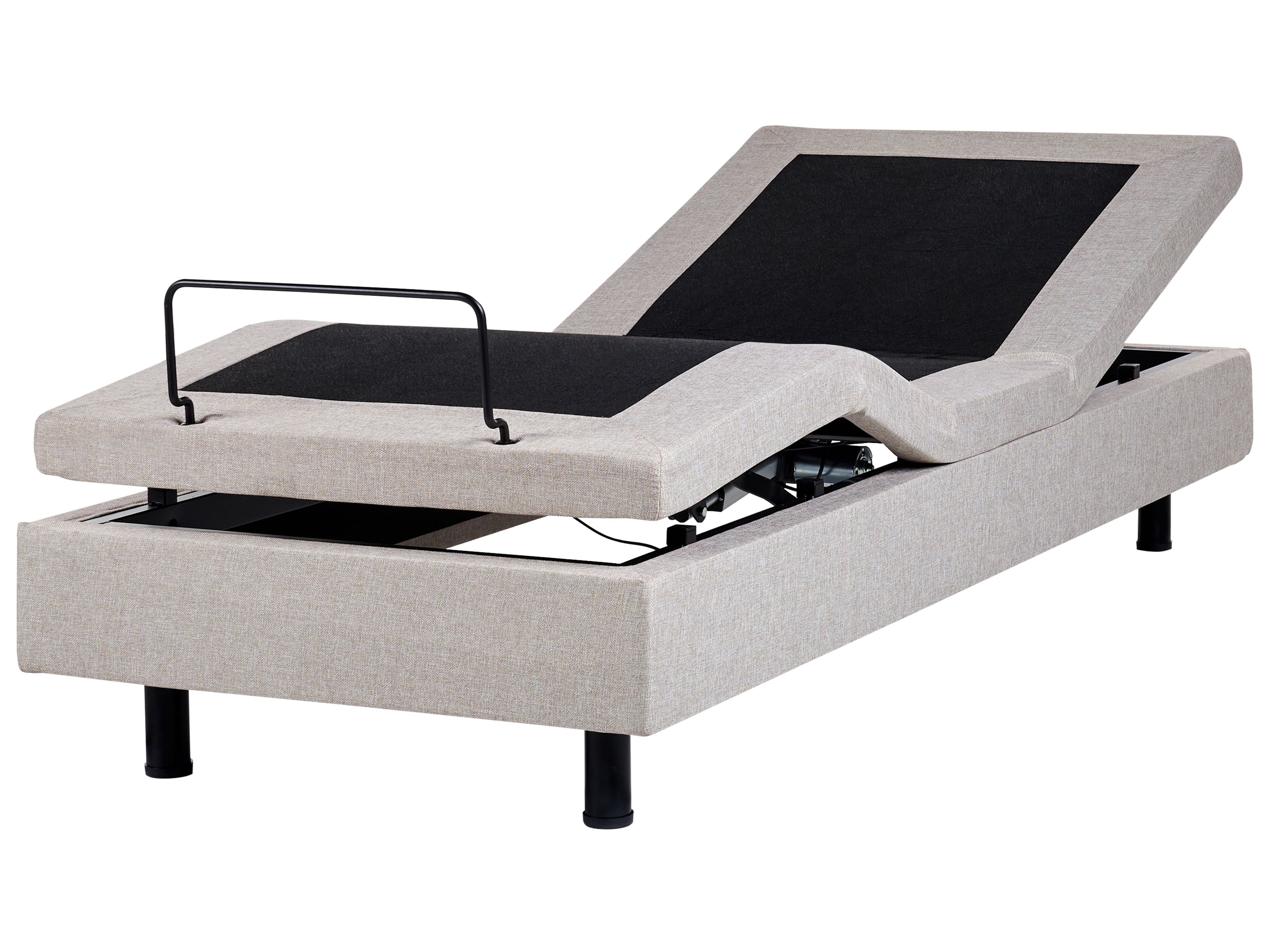 Adjustable Bed without Headboard Fabric DUKE 90 x 200 cm (EU Single) Beige