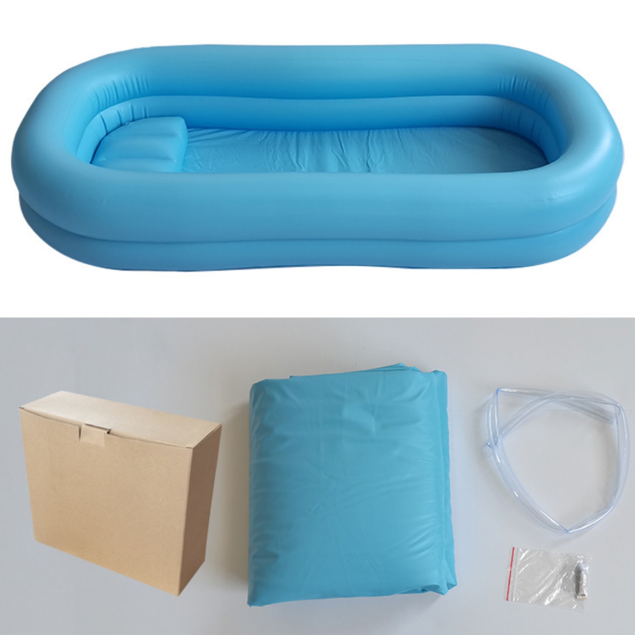 Hot Sales Inflatable Ice Bathtub Portable PVC Folding Fitness Ice Bath Recovery Cold Plunge Tub for Athletes