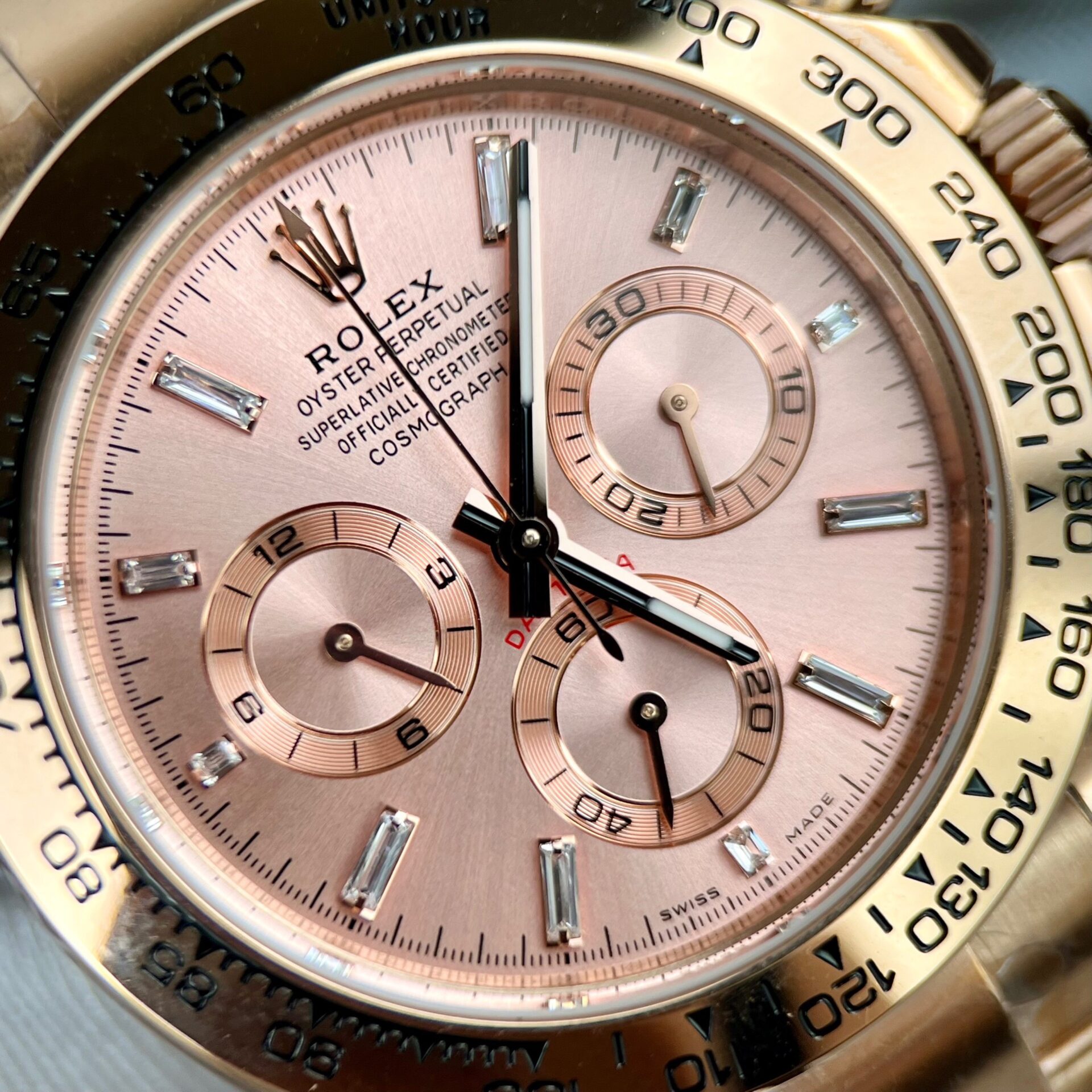 Rolex Replica Watches Daytona 116505 Pink Dial BT Factory 40mm - Top club