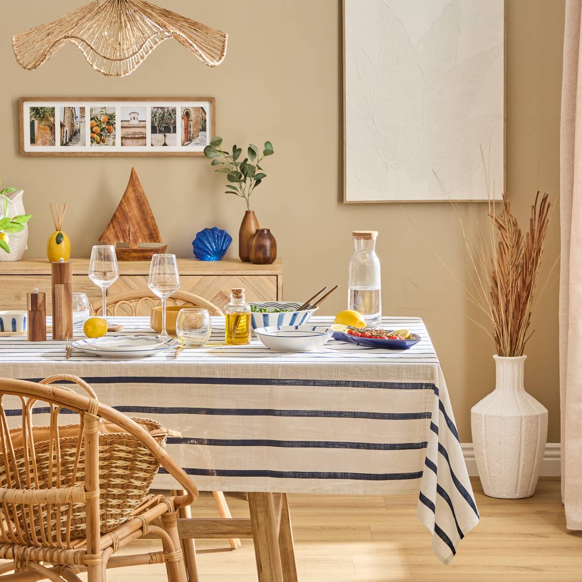 Decorative Object "Ocea" Brown, H.33 cm