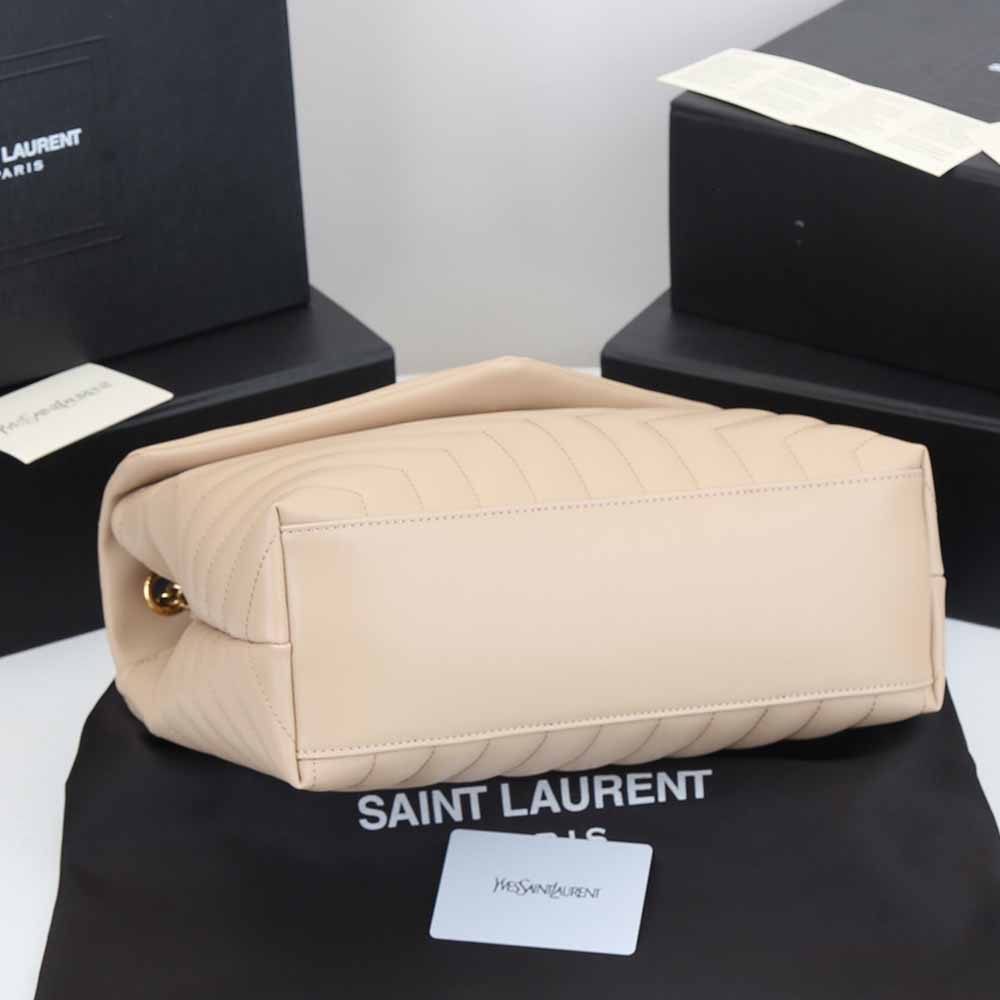 Replica Ysl Loulou Medium Bag In Matelasse Y Leather 1805 Beige1:1High-quality replica