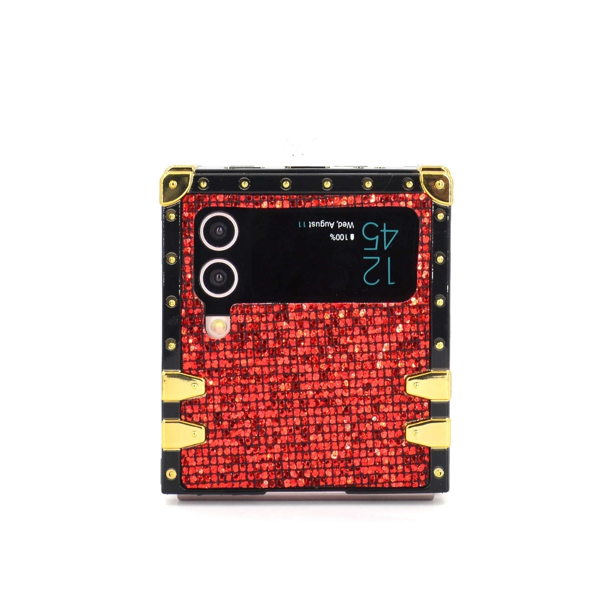 Samsung Galaxy Z Flip6/5/4/3 5G Square Case Ruby - Wholesale & Influencer