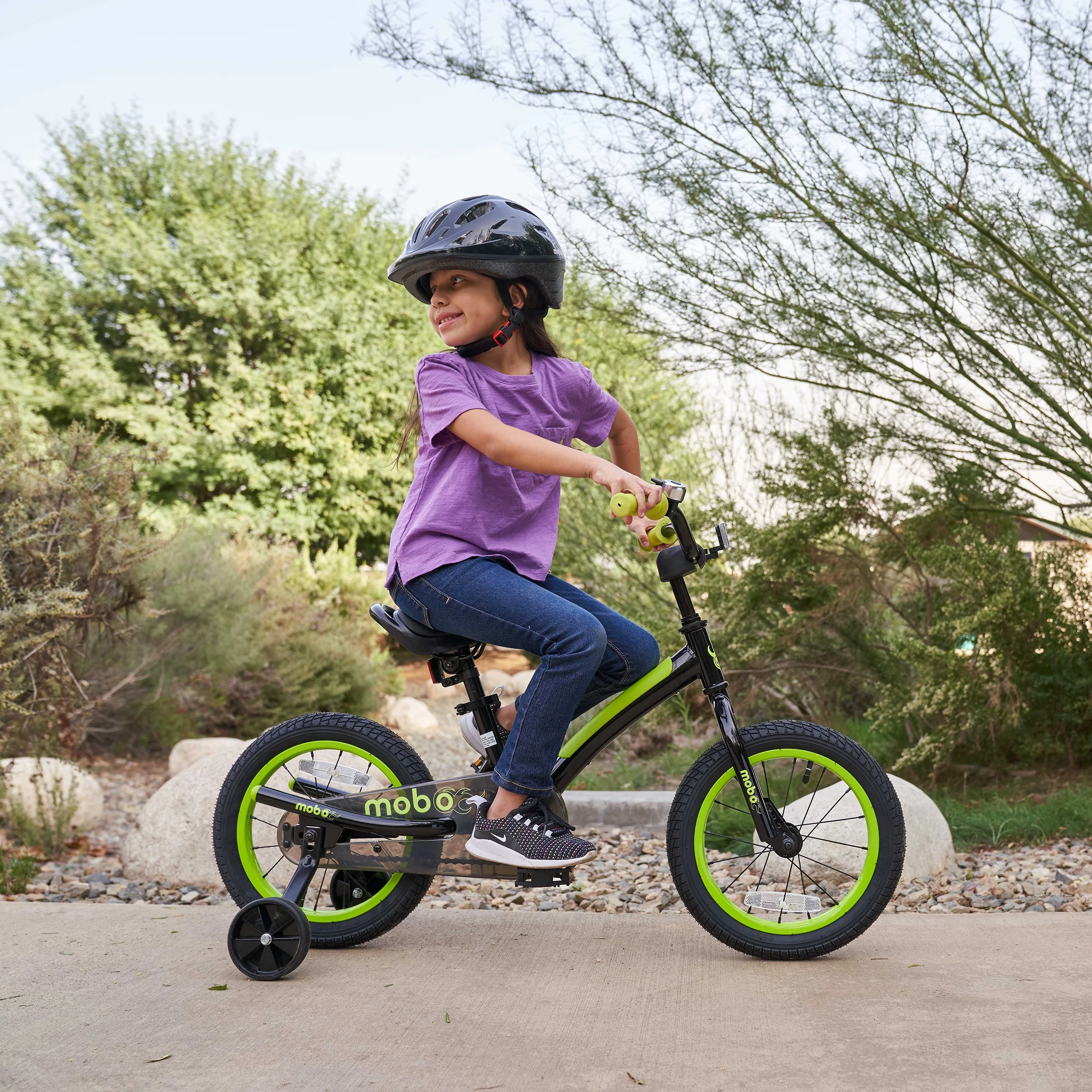 Mobo First Boy's 14" Kids Bike, Ages 3-5 Years Old, Red - Image 41
