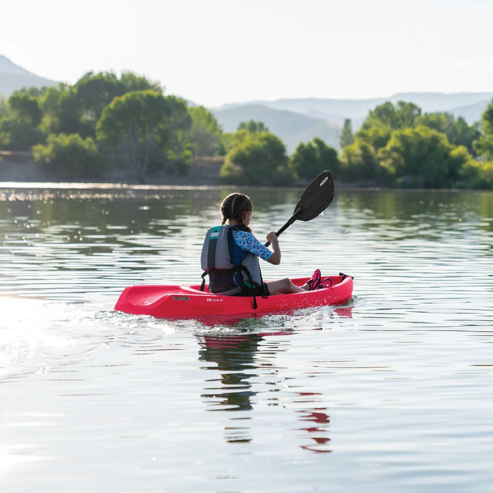 Lifetime Wave 6 ft Youth Kayak, Fire Red (91401) - Image 19