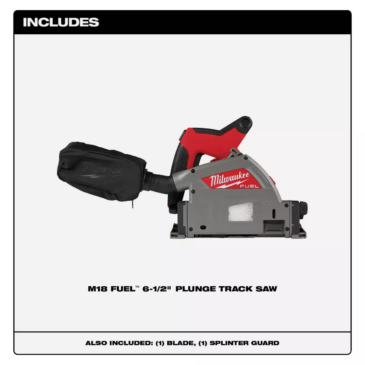 Milwaukee M18 FUEL Brushless 6-1/2 In. Cordless Plunge Track Saw (Tool Only)
