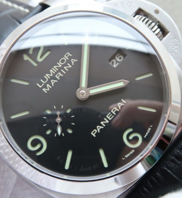Replica Panerai SF PAM312 Black Leather Strap P.9000 Super Clone - Elite Watch Atelier