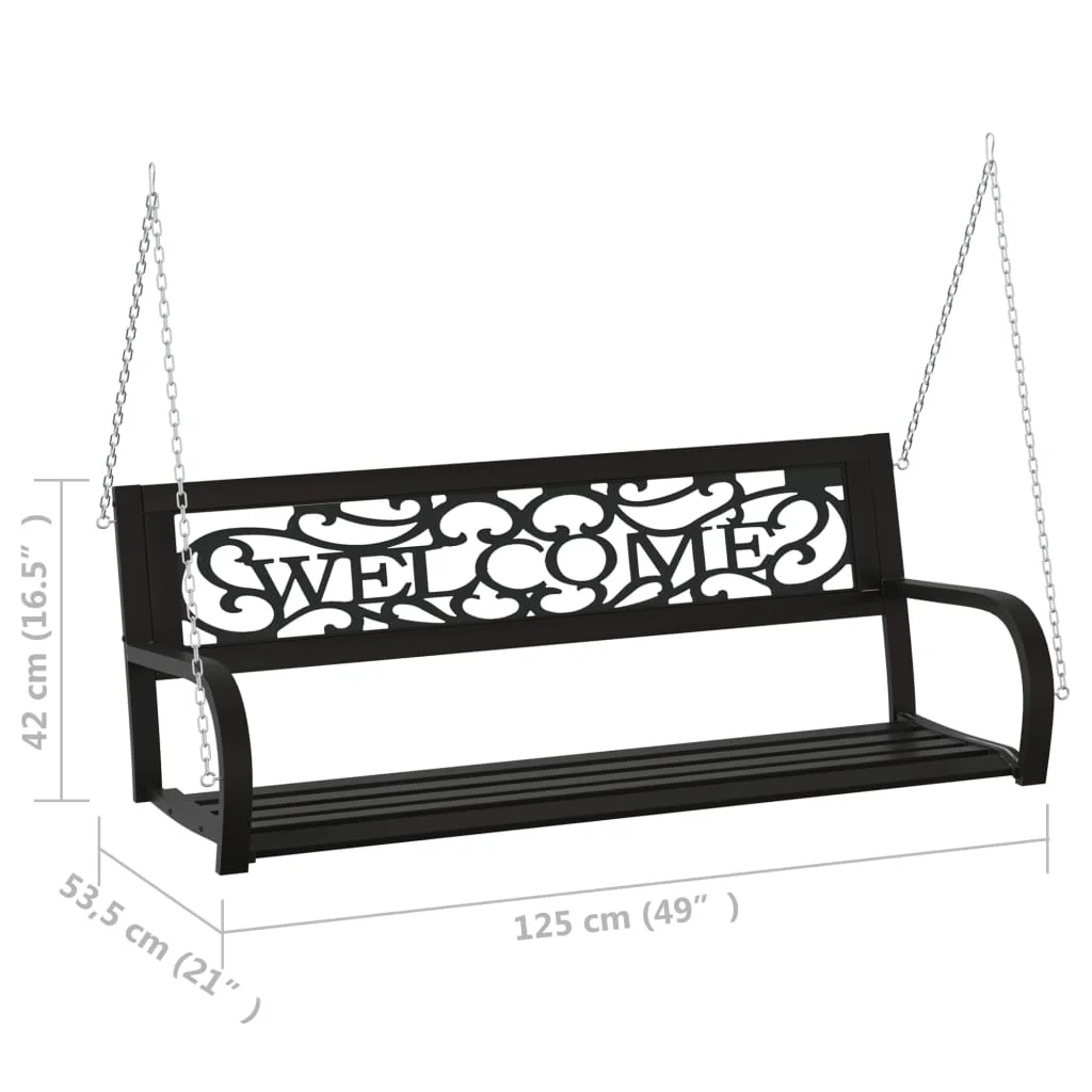 vidaXL Patio Swing Bench 49.2