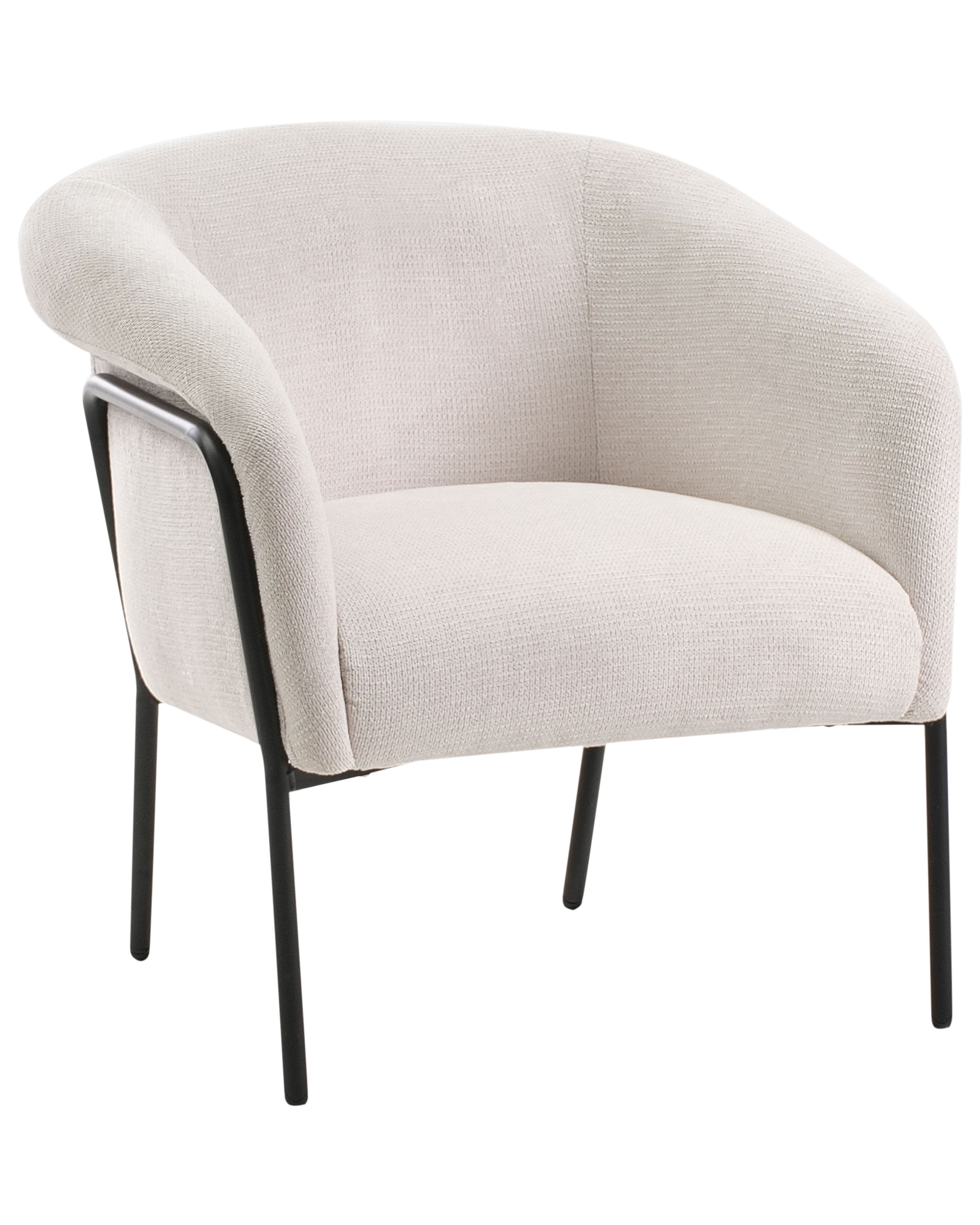 Armchair KROSSEN Fabric Light Beige