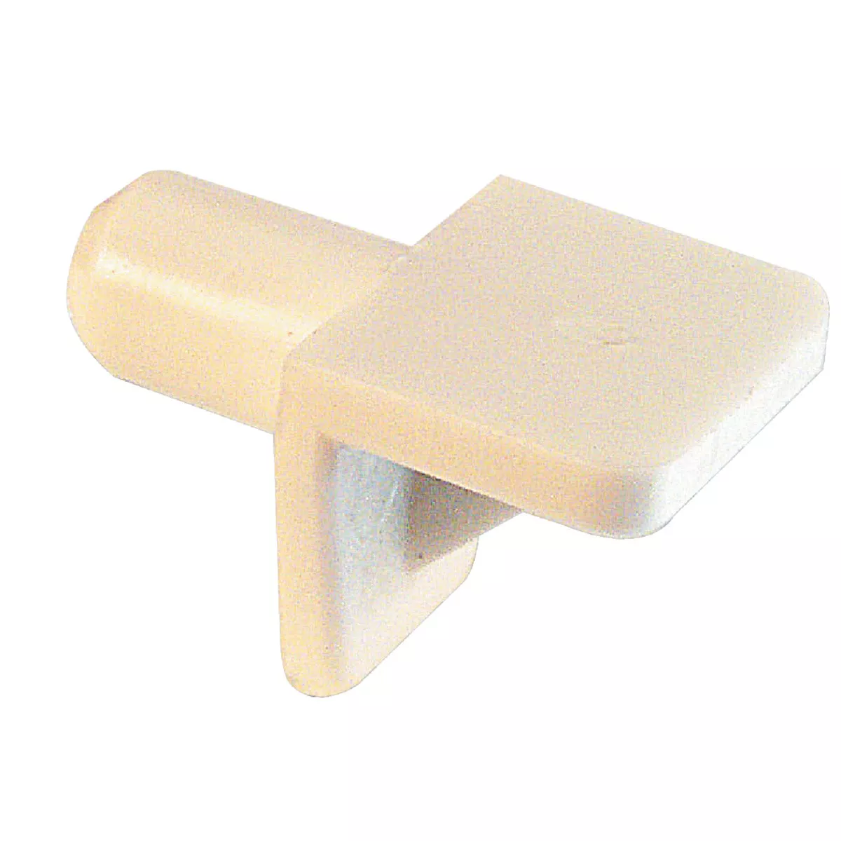 Prime-Line 5mm White Plastic Mini Shelf Support (8 Count)