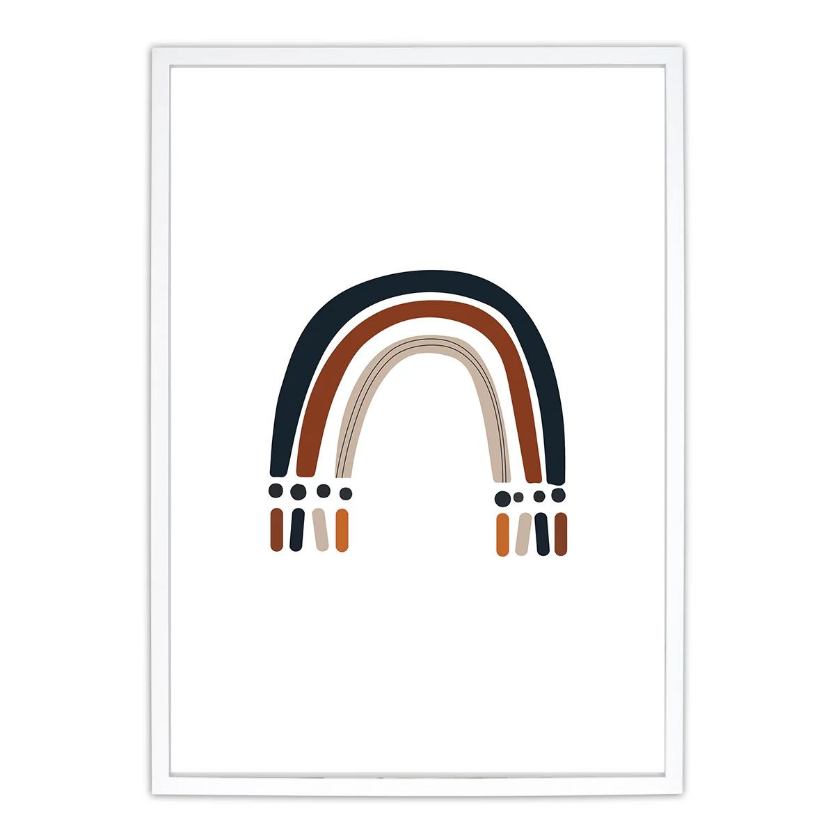 Bowzoom Poster Tiere Regenbogen