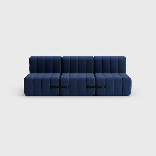 Curt-Set 6 - e.g. Flexibele 3-zitter - Jet - 6098 (Donkerblauw)