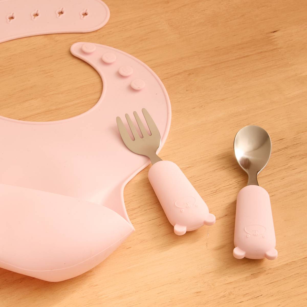 Children's Cutlery Set "Yum" 2 pieces, Pink