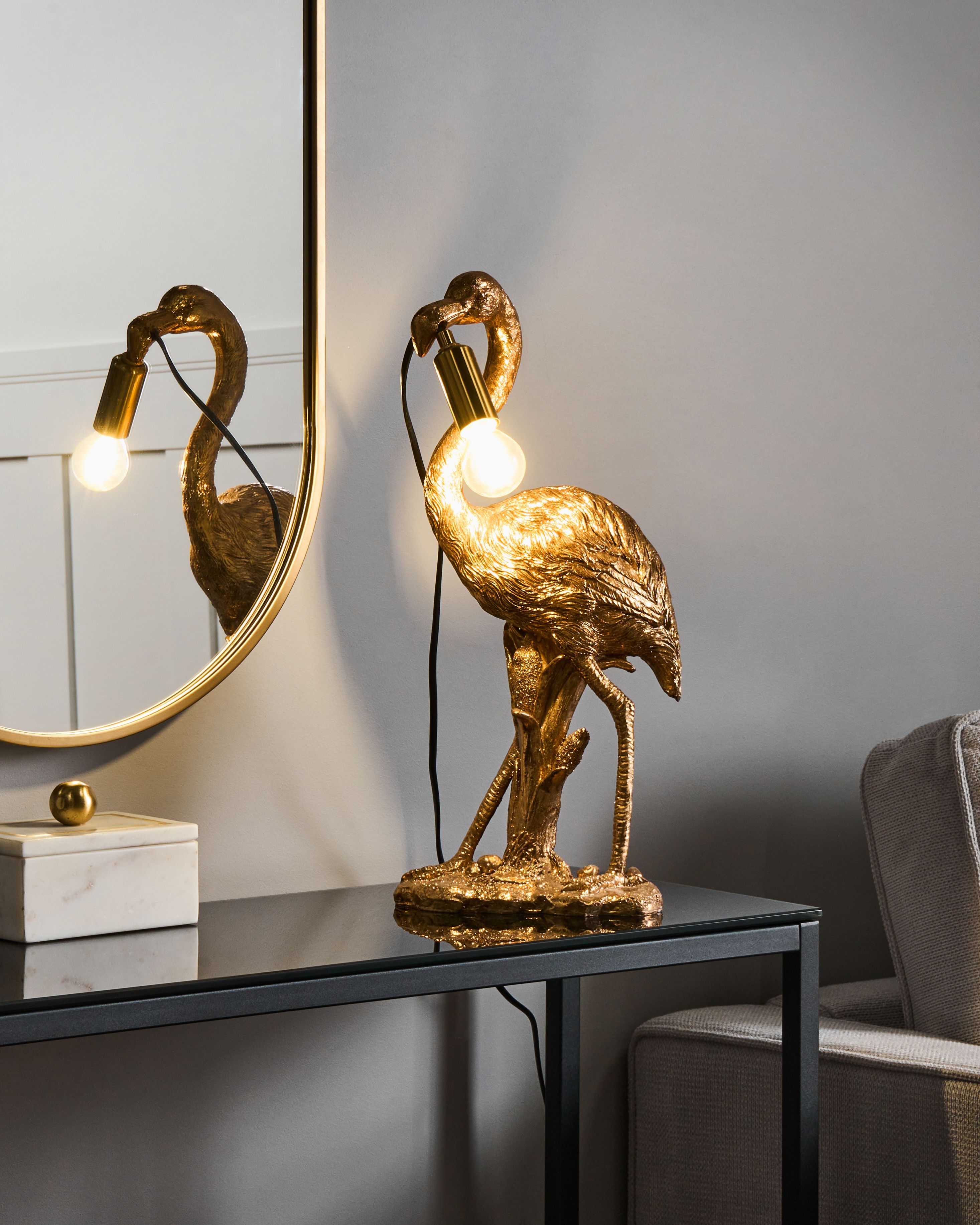 Table Lamp Flamingo VICE Gold
