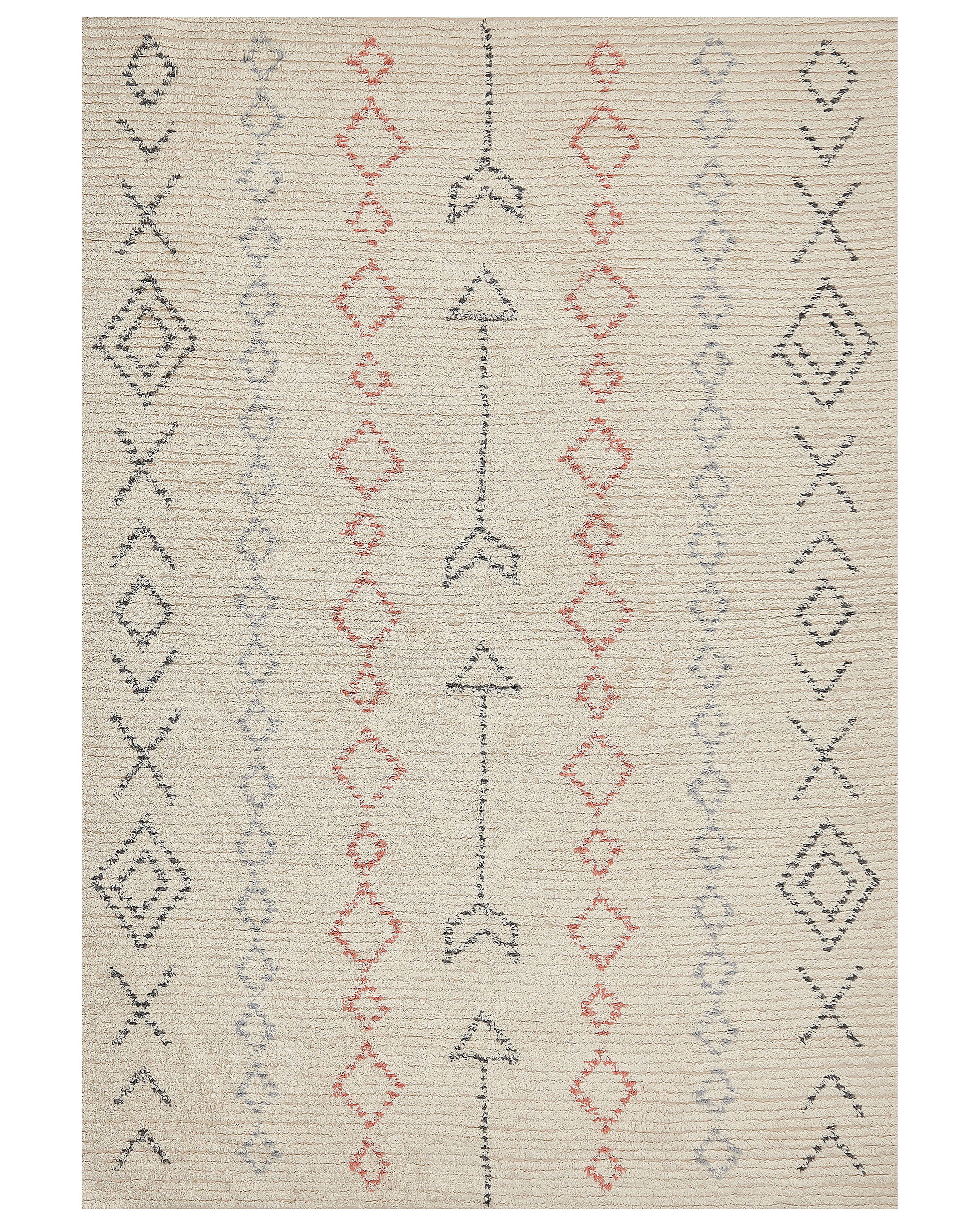 Rug DISPUR Beige 160 x 230 cm Cotton