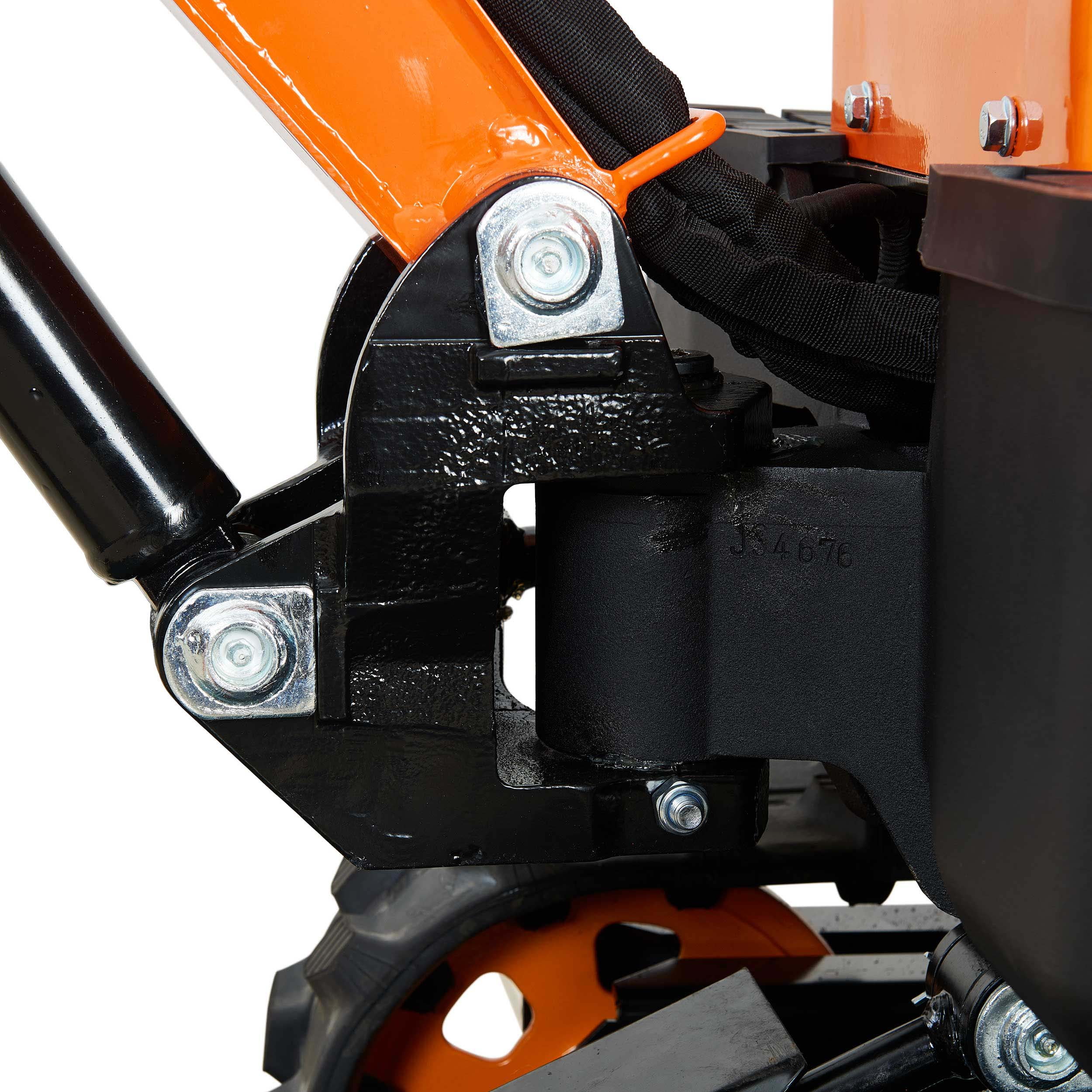 Mini Excavator with canopy, Claw, Grading Bucket & Rake, 306cc EPA compliant engine, suitable for construction work, farm&landscaping, utility installations - Image 3