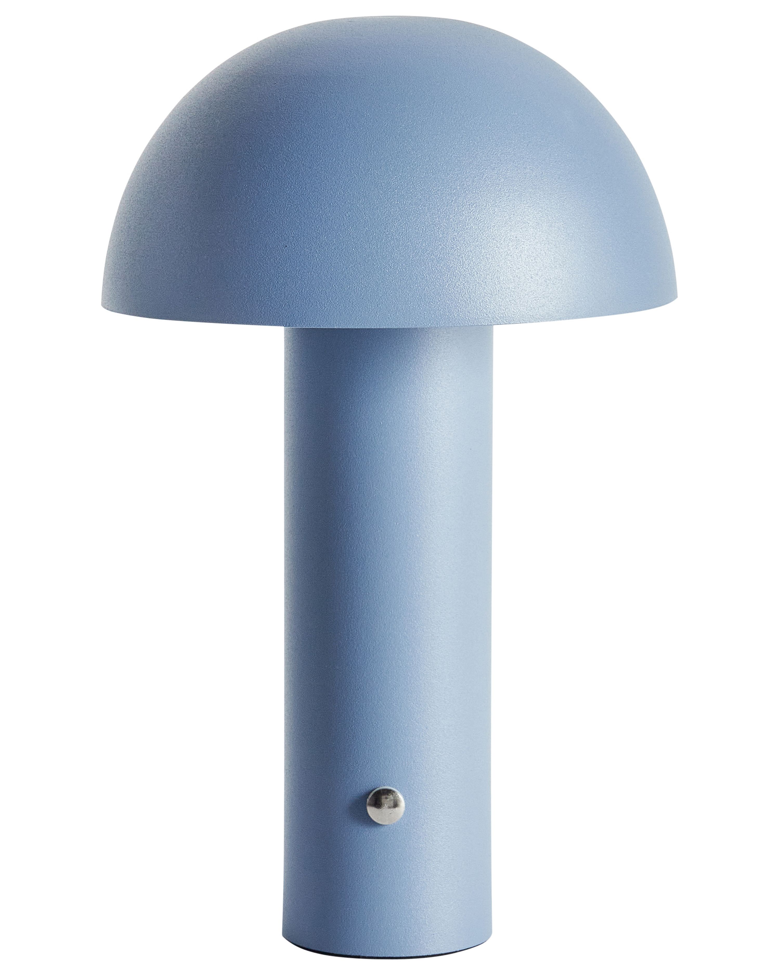 Wireless LED Table Lamp BOJO with Dimmer Metal Blue