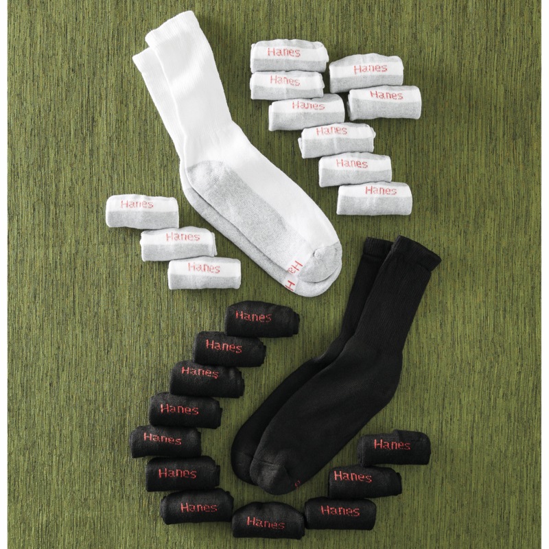 Men's 12-Pack Cushion Crew Sock - MIDNIGHT VELVET CATALOG
