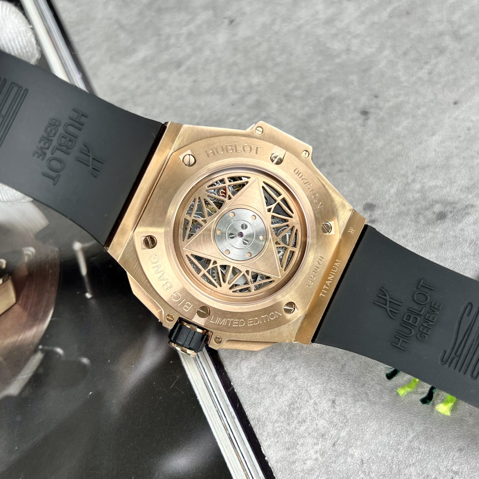 Hublot Replica Watch Big Bang Sang Bleu II King Gold Diamond 45mm - Top club