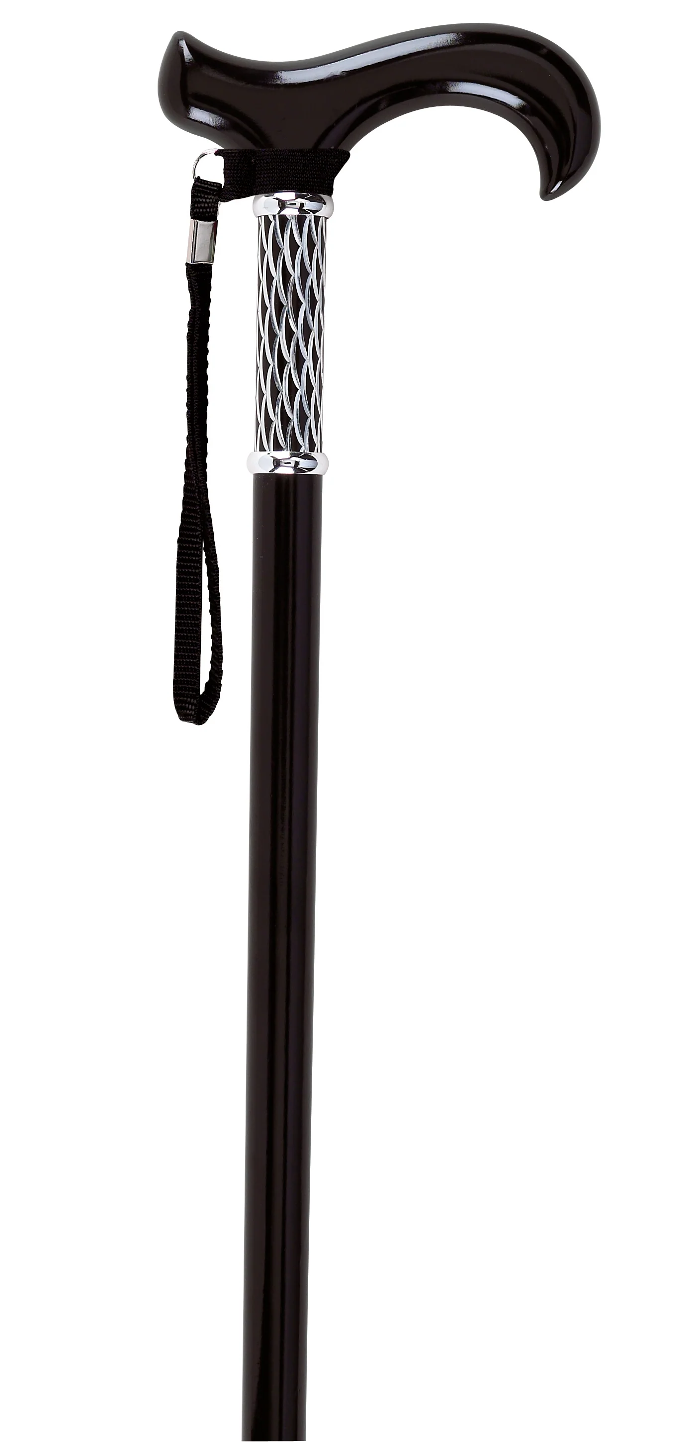 Diamond Cut Wood Insert Canes Wooden Derby - Abilene Artificial Limb