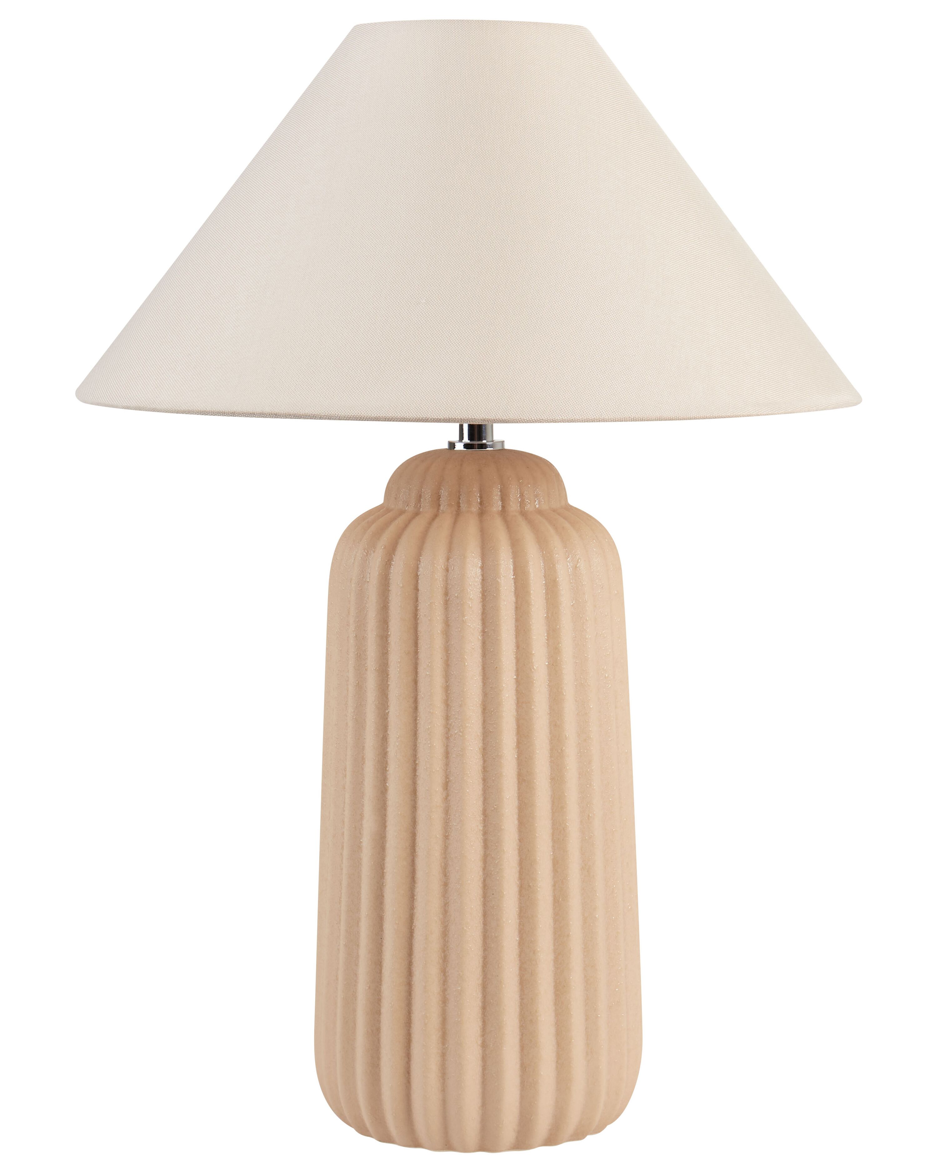 Table Lamp NURIA Ceramic Sand Beige