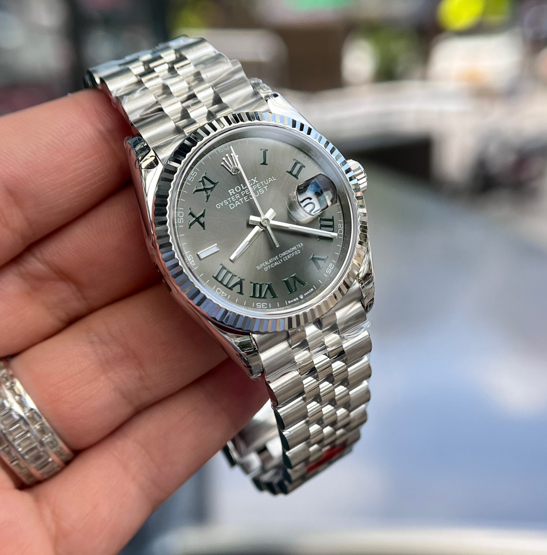 Rolex Datejust 126234 Wimbledon Dial Replica Watch VS Factory 36mm - Top club