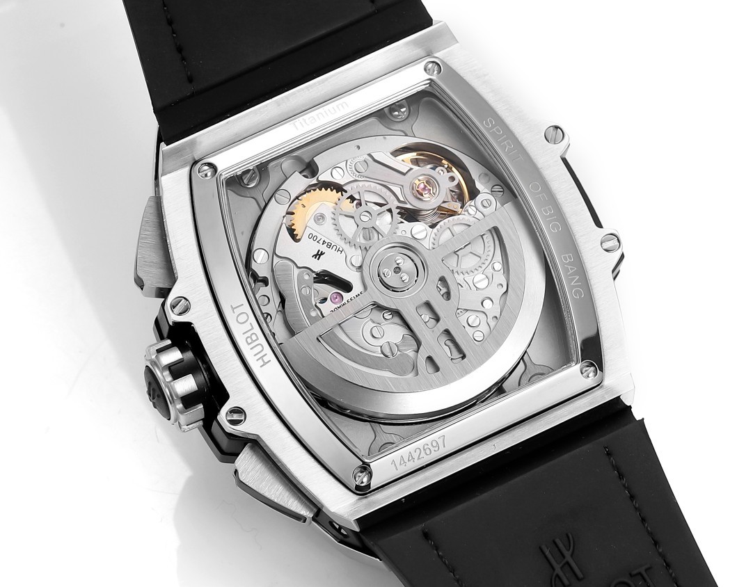 Hublot SPIRIT OF BIG BANG Chronograph, 45 mm Textured rubber strap(1:1 replica) - Top club