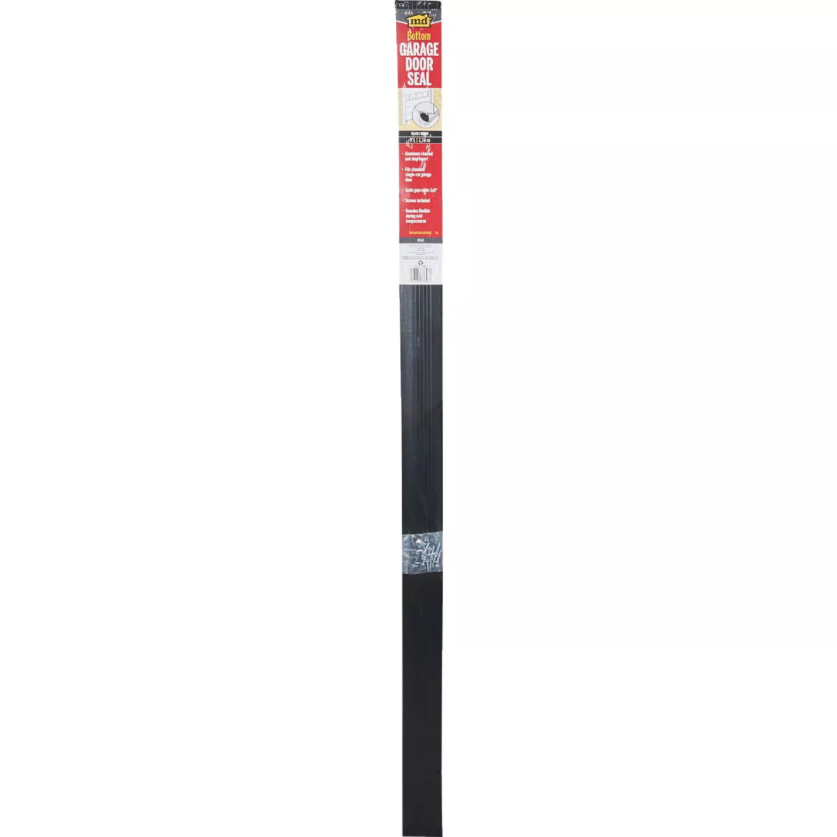 M-D Building Products 9 Ft. Black Aluminum and Vinyl Garage Door Bottom Seal