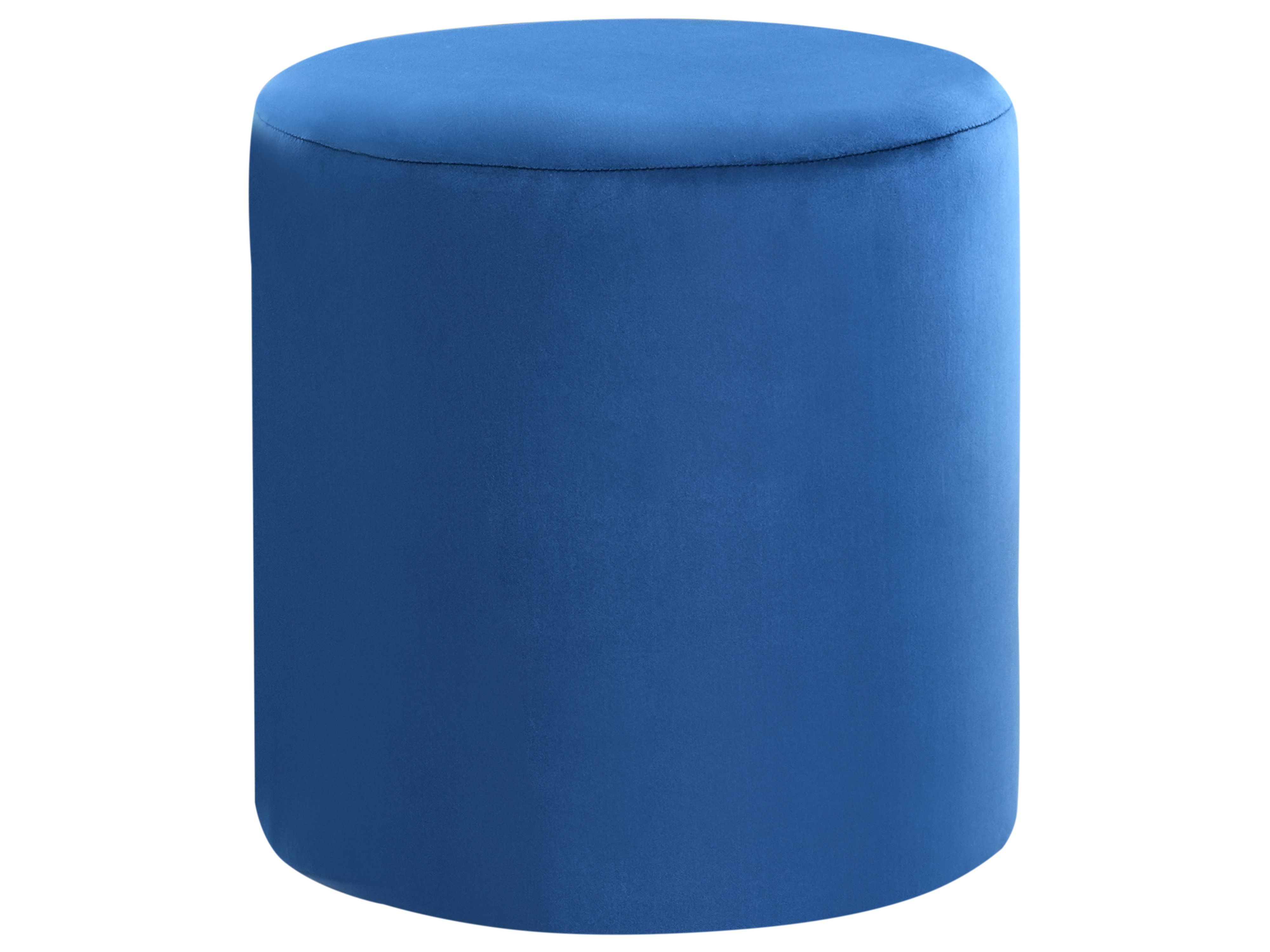 Pouffe LOVETT Velvet Dark Blue