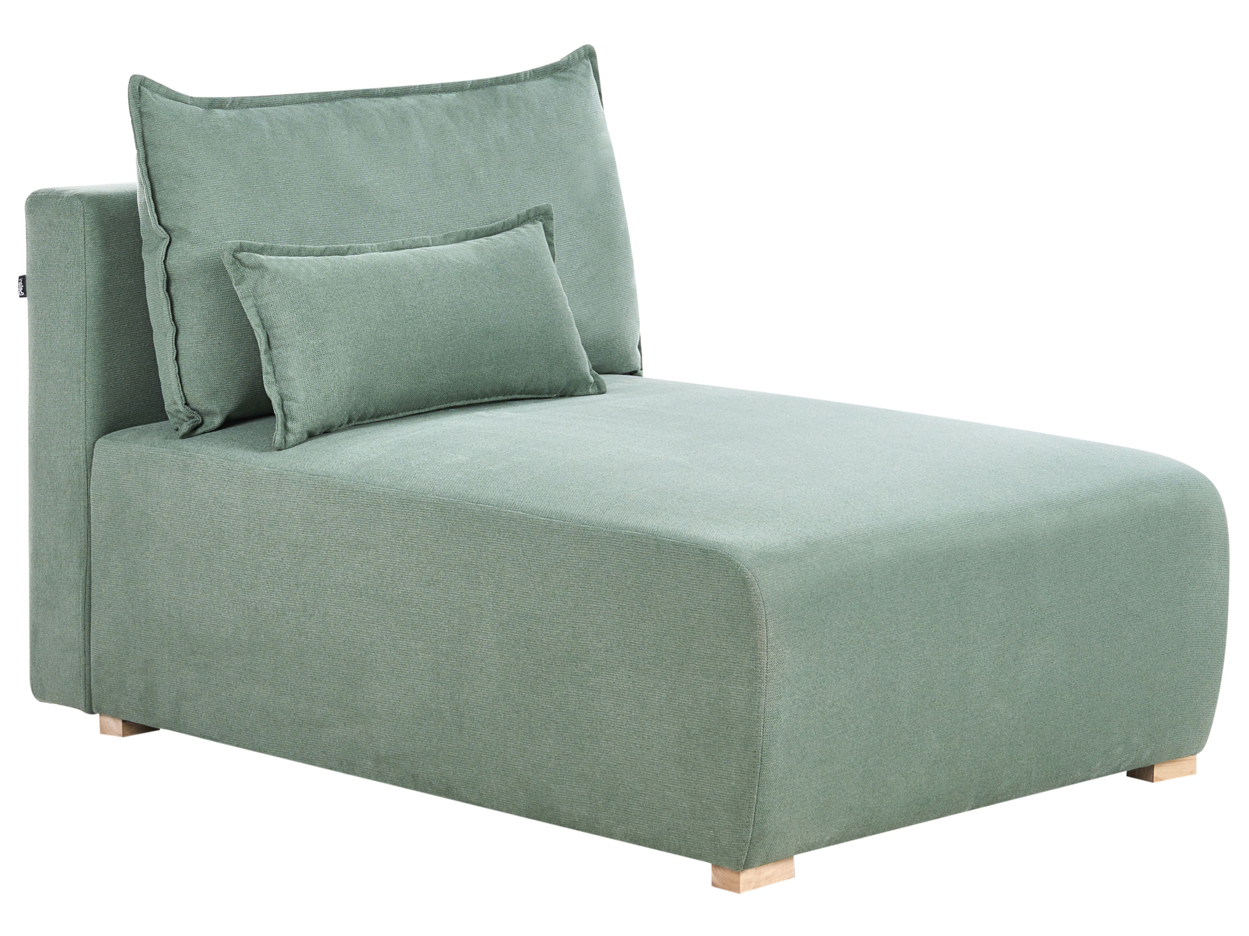 Chaise Longue NERBO Boucle Light Green