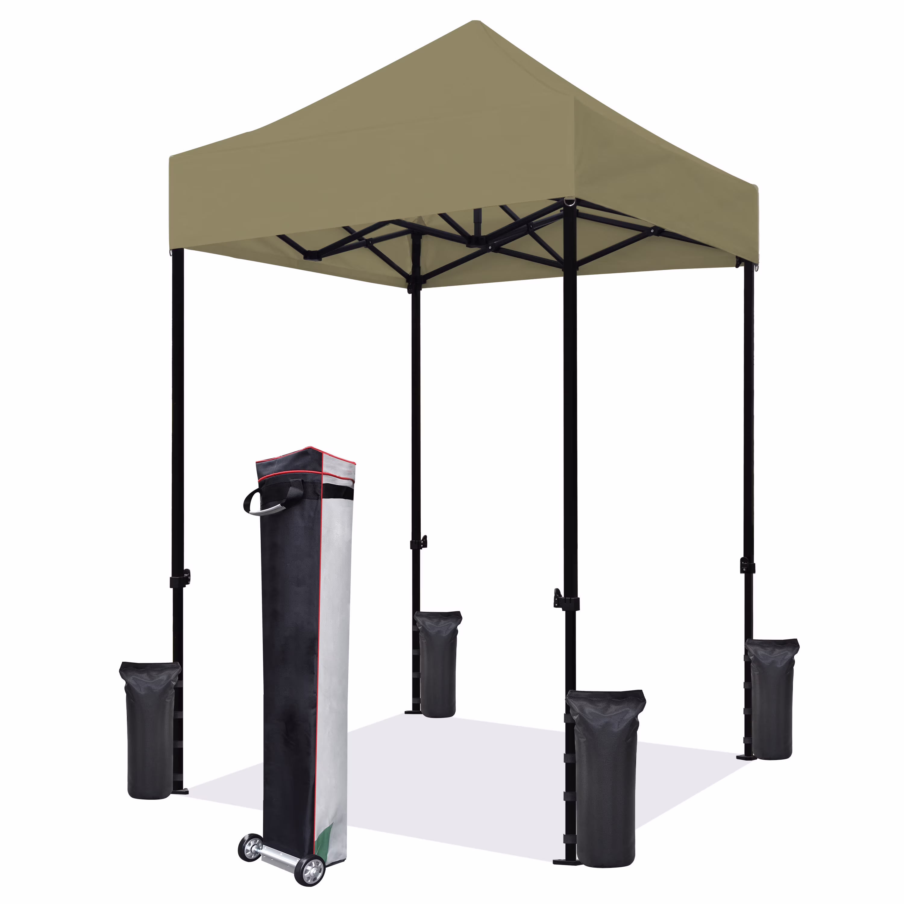 Eurmax 5x5 Pop up Canopy Outdoor Heavy Duty Tent,Ruby - Image 3