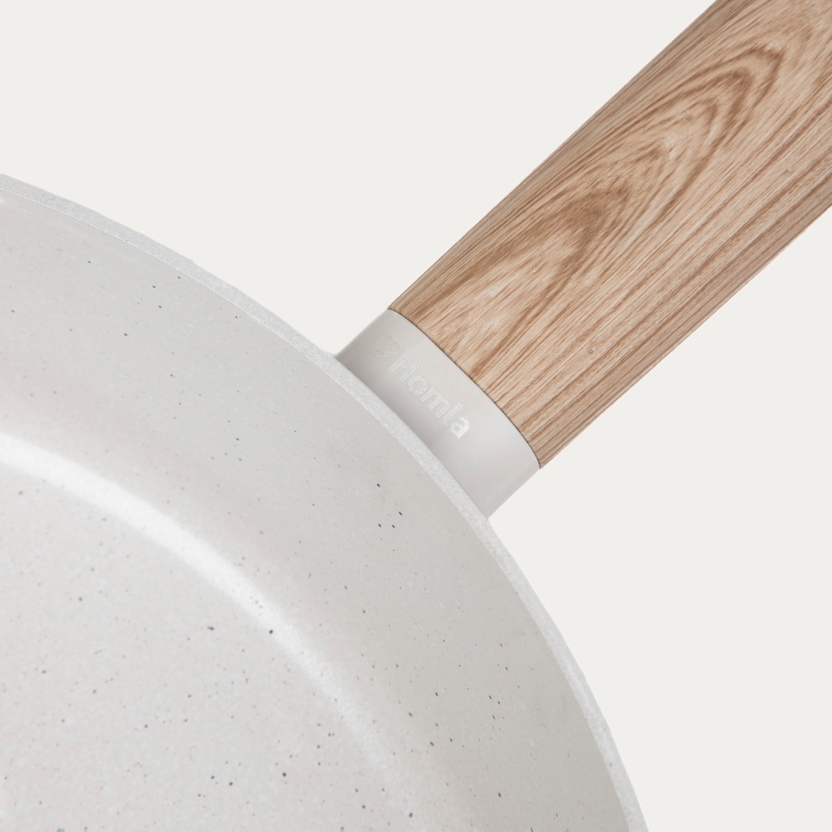 Patelnia LOREBURN z powłoką ceramiczną śmietankowa 28 cm