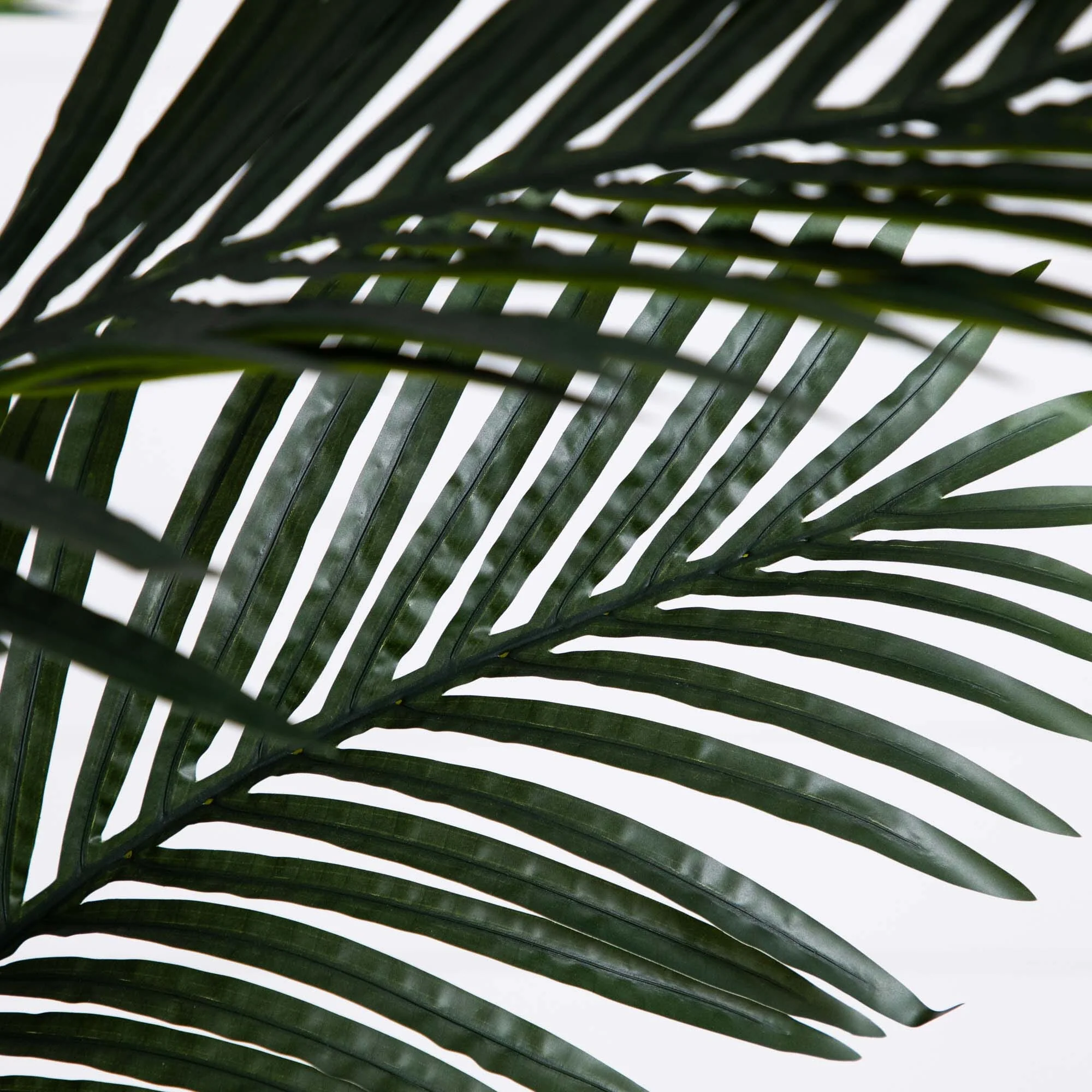 8' Golden Cane Artificial Palm Tree in Handmade Natural Cotton Planter