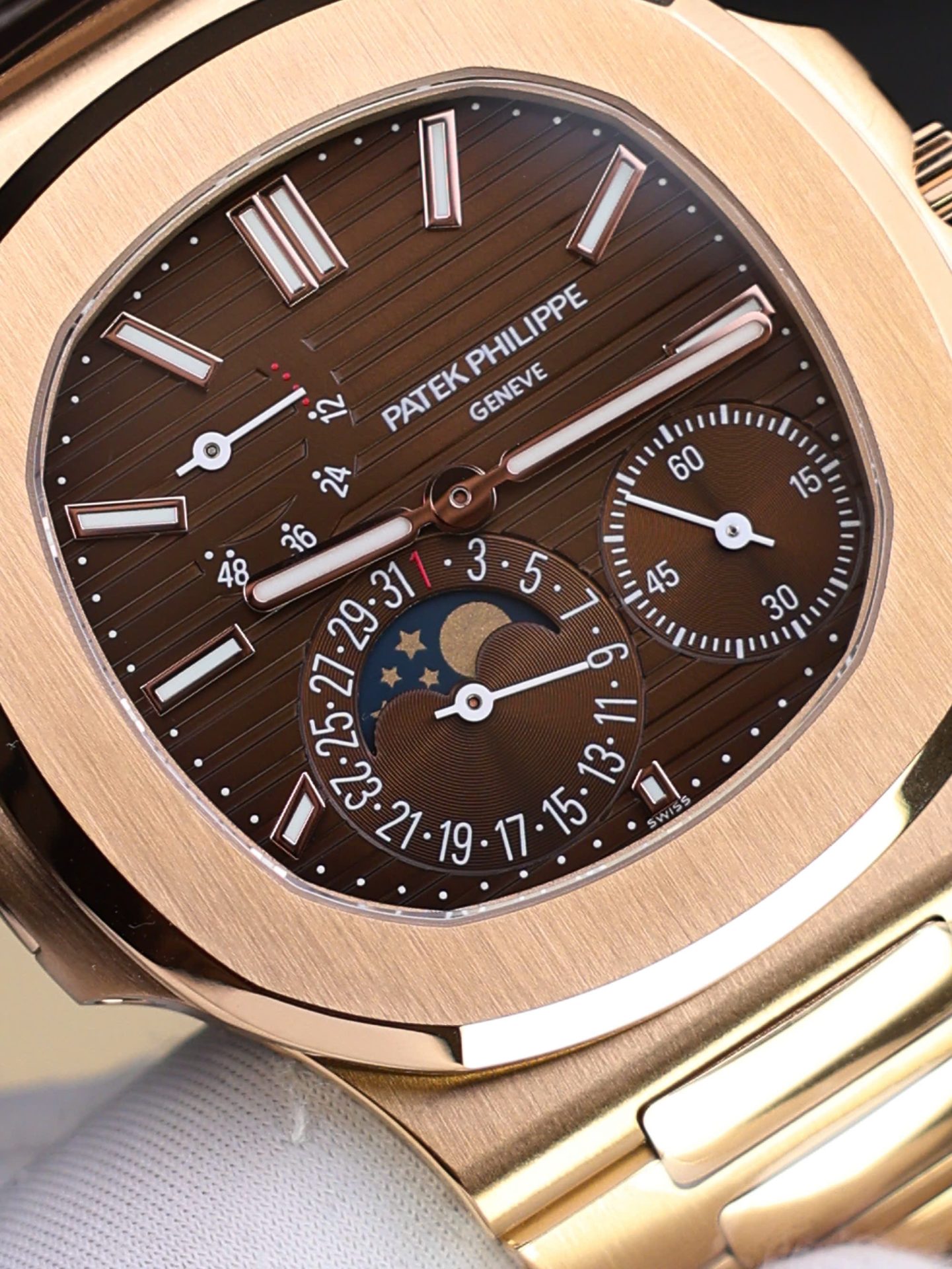 Patek Philippe Nautilus 5712R Replica Watch Dial Brown PPF Factory 40mm - Top club