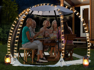 pop up screen house