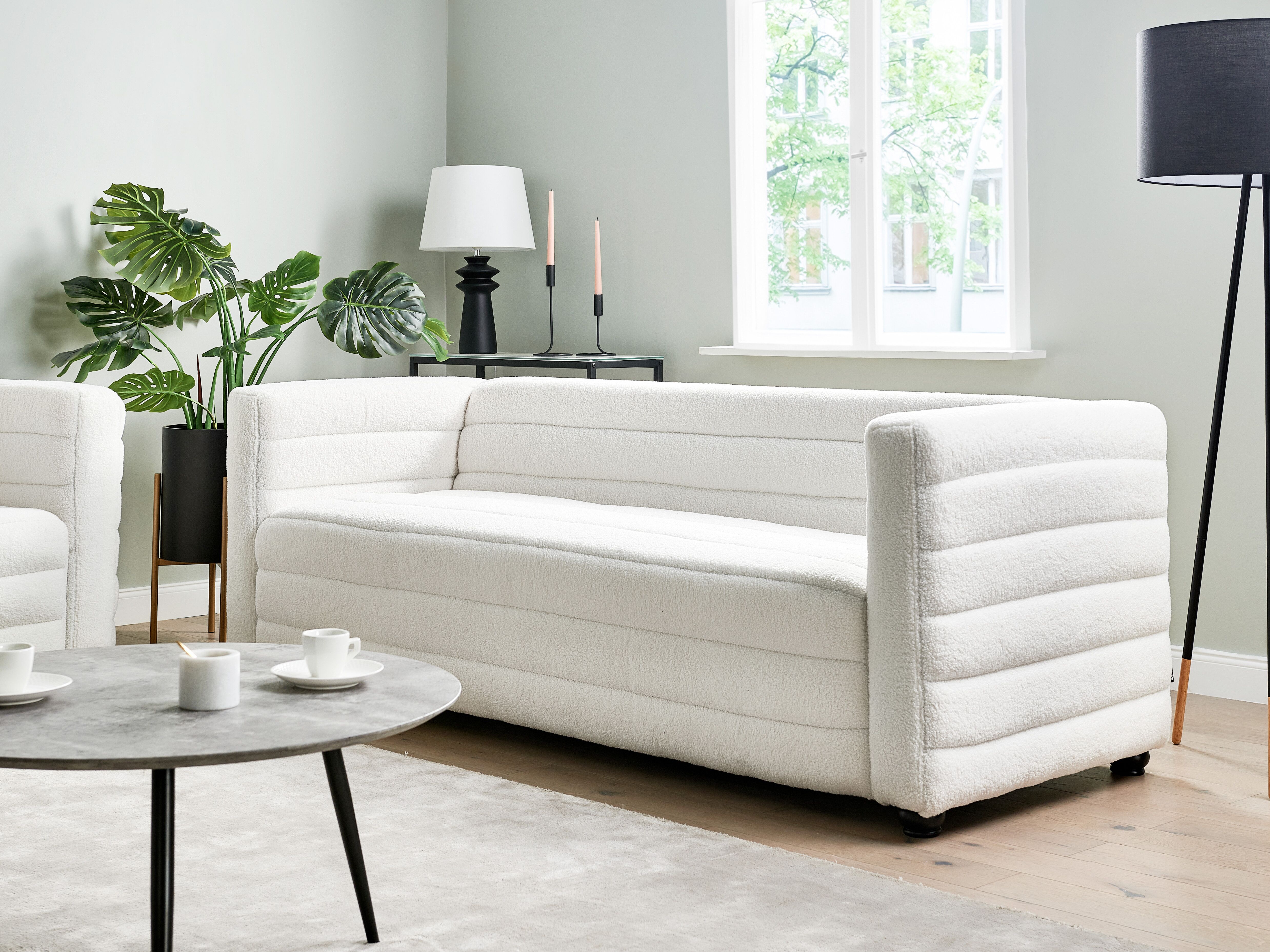 Sofa 3 Seater HOFN Boucle Off-White