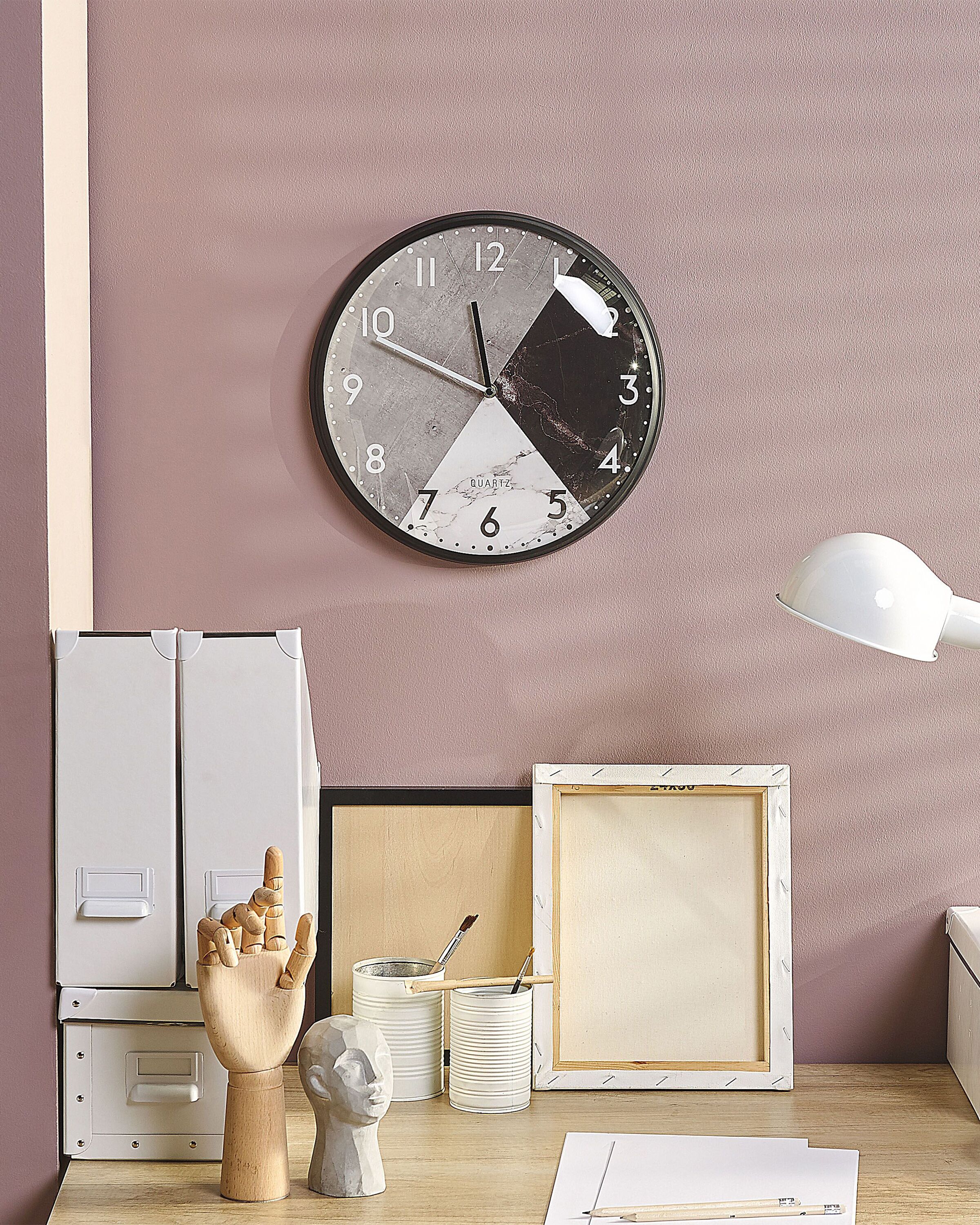 Wall Clock DAVOS 33 cm Grey