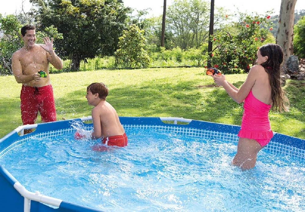 Intex Metal Frame Above Ground Swimming Pool With Filter And Cover, 12 Ft x 30 Inches - 28211EH - Image 8 Intex Metal Frame Above Ground Swimming Pool With Filter And Cover, 12 Ft x 30 Inches - 28211EH - Image 8