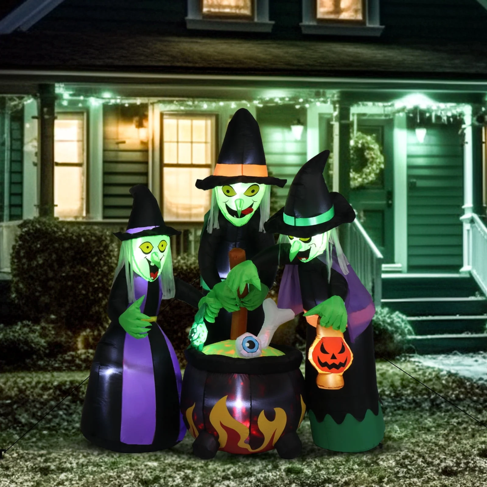 Ktaxon 6' Halloween Inflatables Skeleton Outdoor Halloween Decoration Emerging Large Skeleton - Image 3 Ktaxon 6' Halloween Inflatables Skeleton Outdoor Halloween Decoration Emerging Large Skeleton - Image 3
